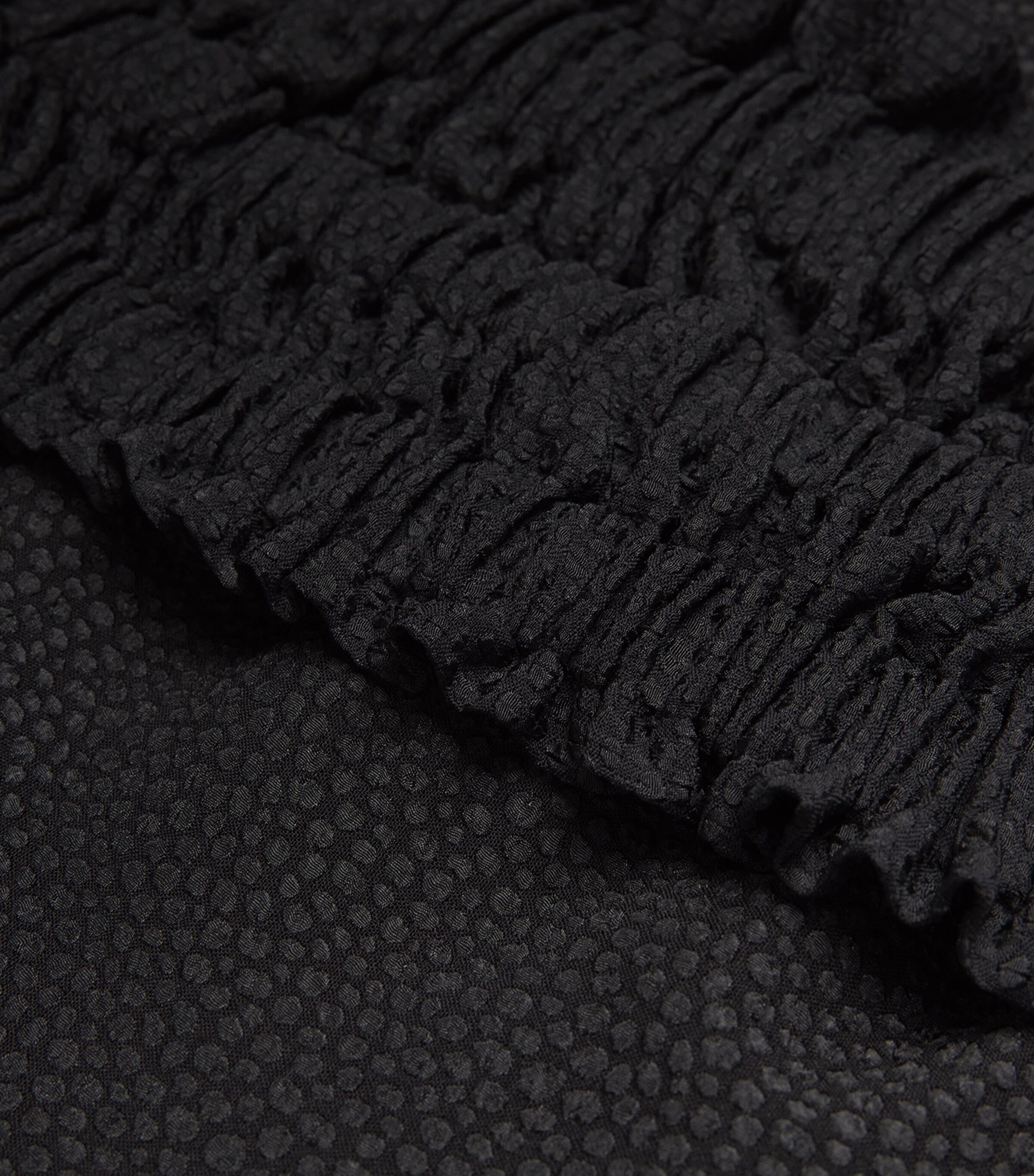 Jacquard Off-The-Shoulder Philomena Midi Dress BLA Image 5