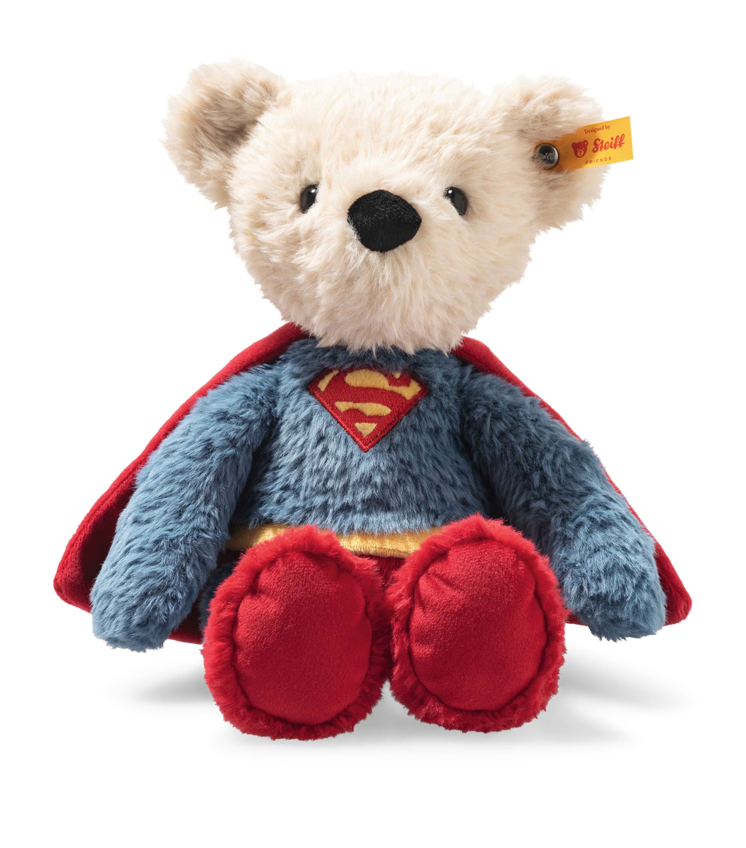 Steiff Superman Teddy Bear (29cm) | Toys | Bears & Soft Toys | Designers | Steiff