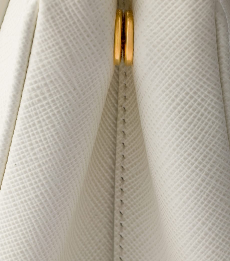 Micro Saffiano Leather Galleria Top-Handle Bag F0009 Image 7