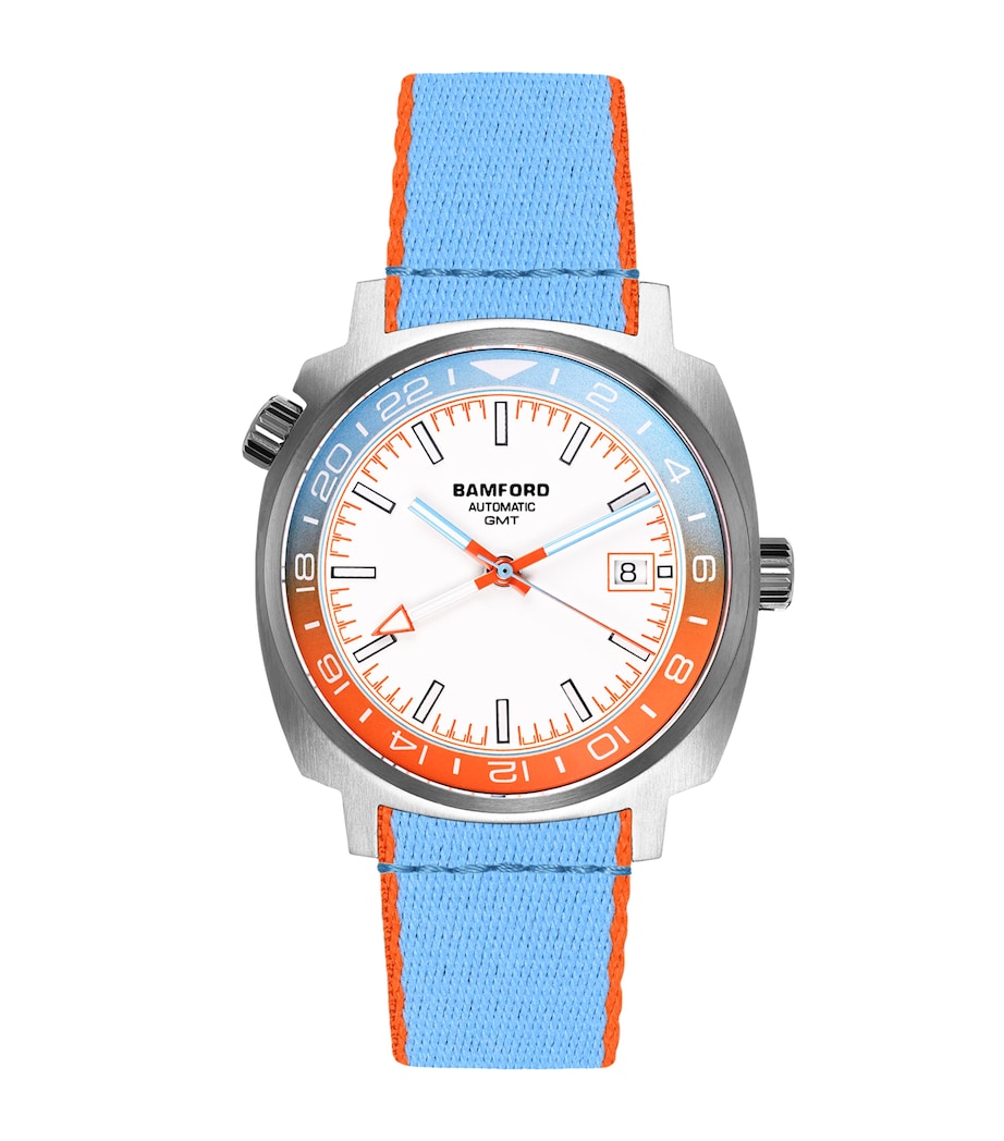 Stainless Steel GMT Summer -5 Watch 40mm BLUE Image 1