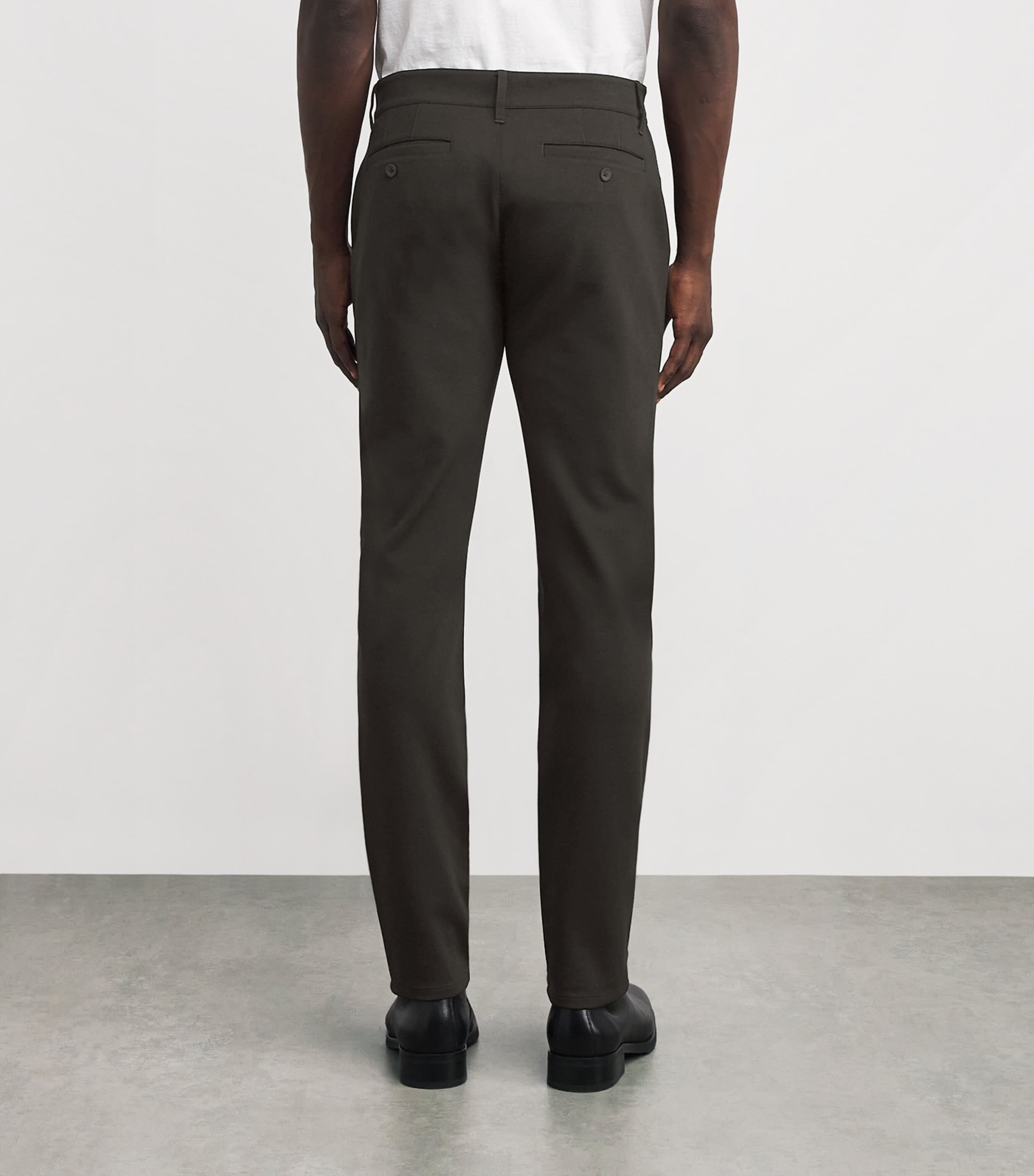 PAIGE Mens Stafford Trousers Pine Needle Image 4