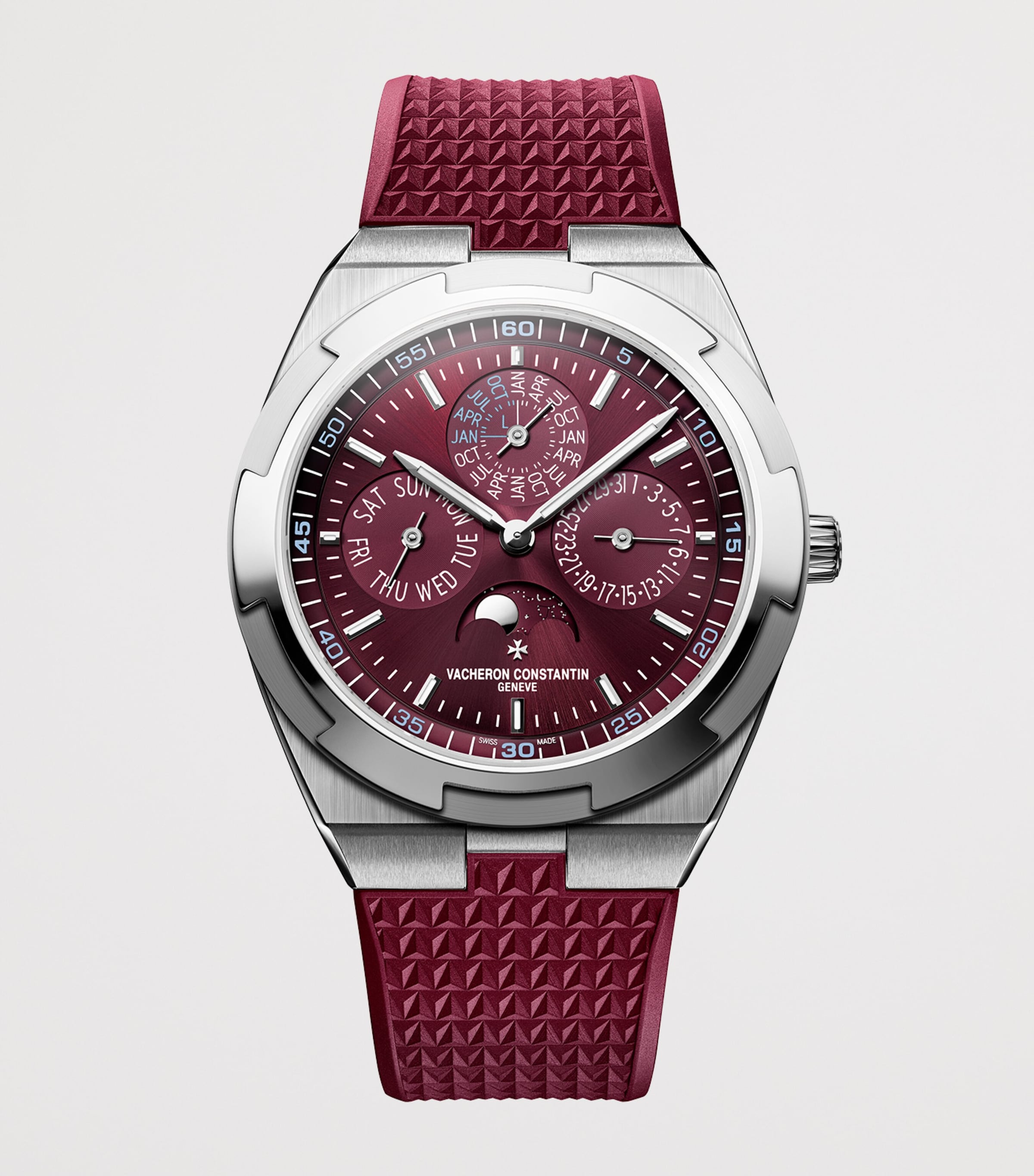 Vacheron Constantin White Gold Overseas Perpetual Calendar Ultra-Thin Watch 41.5mm White Gold Image 2