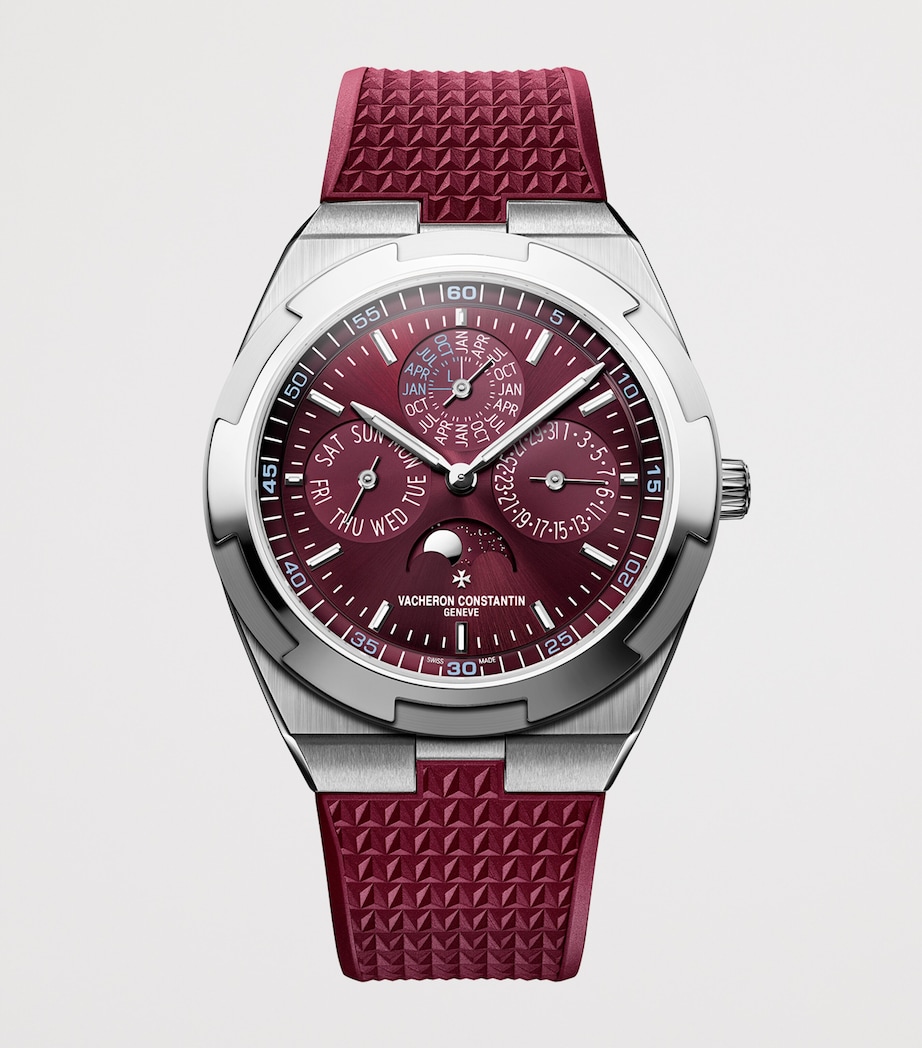Vacheron Constantin White Gold Overseas Perpetual Calendar Ultra-Thin Watch 41.5mm White Gold Image 2