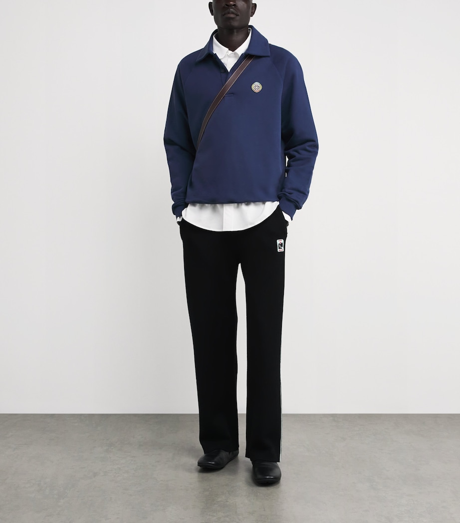 Organic Cotton Logo Polo Shirt  NAVY Image 2