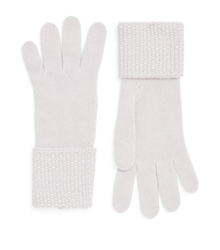 Cashmere Gloves Q25342 SNWMLT/ZNCWHT Image 1