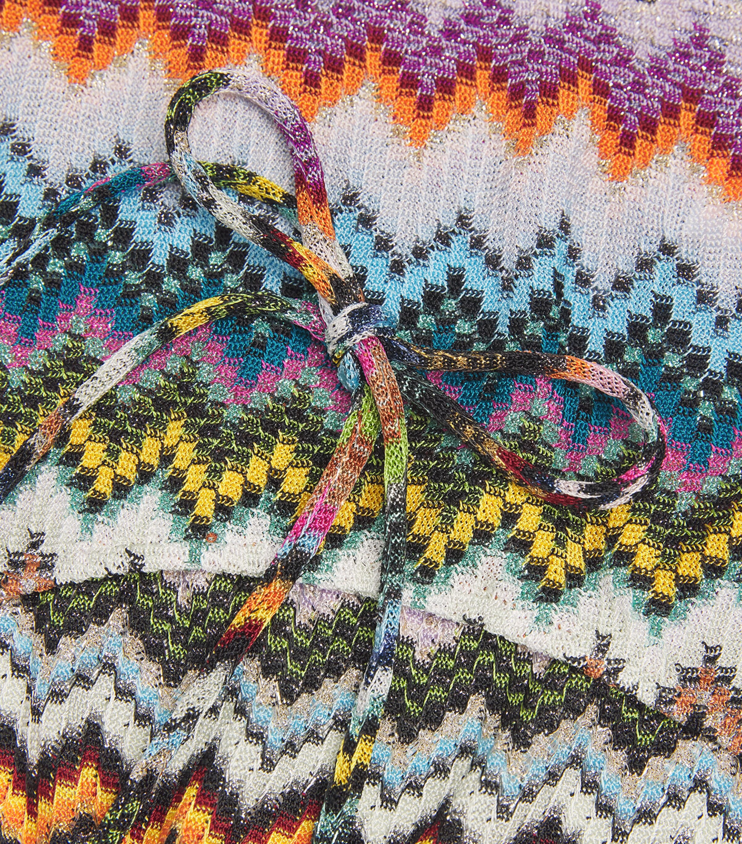 Zigzag Halter Top SM9YJMULTI DARK BASE Image 5