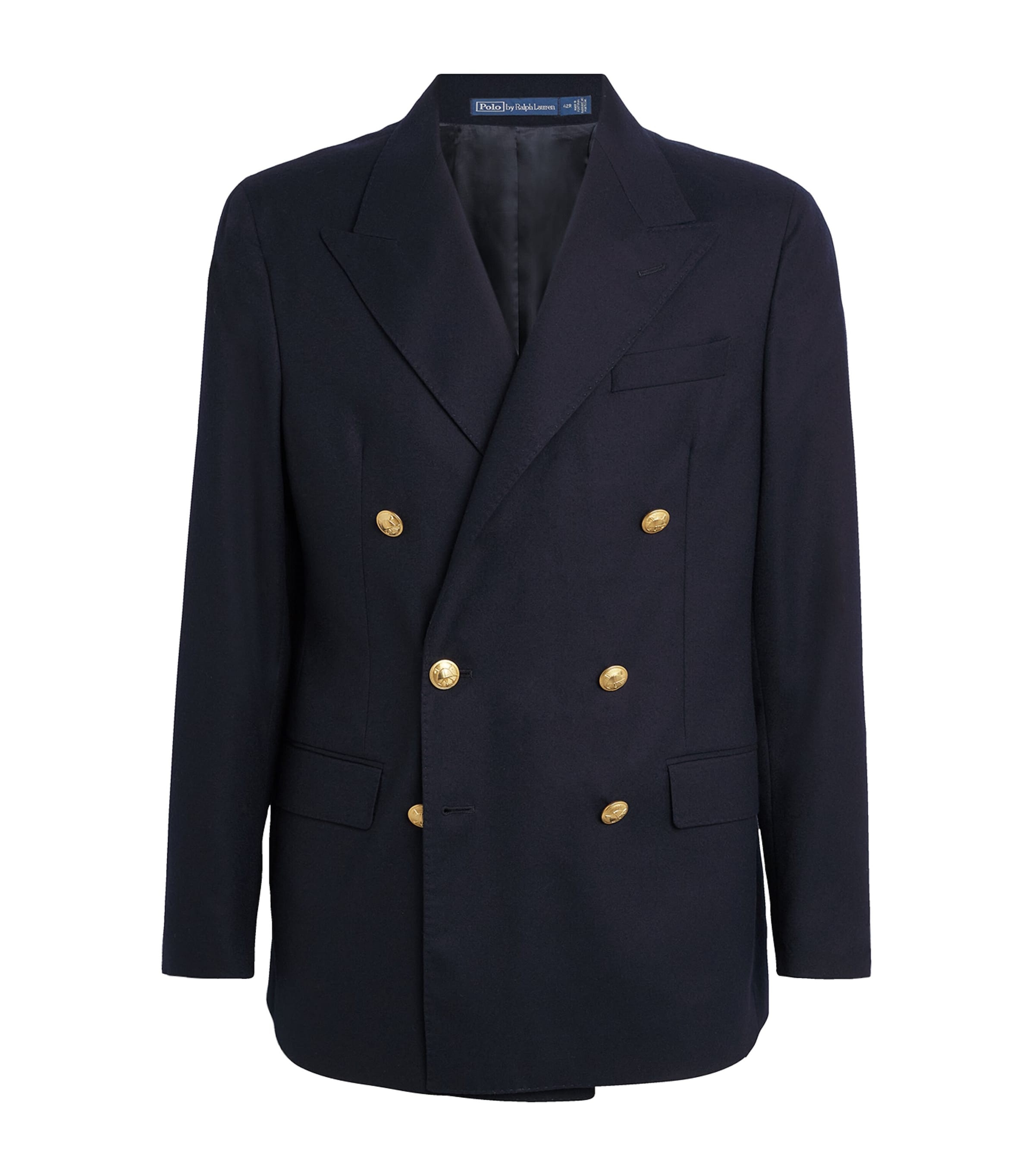 ジャケット Ralph Lauren Double-breasted wool blazer (211952717 001) Double-Breasted Wool Crepe Blazer | Ralph Lauren