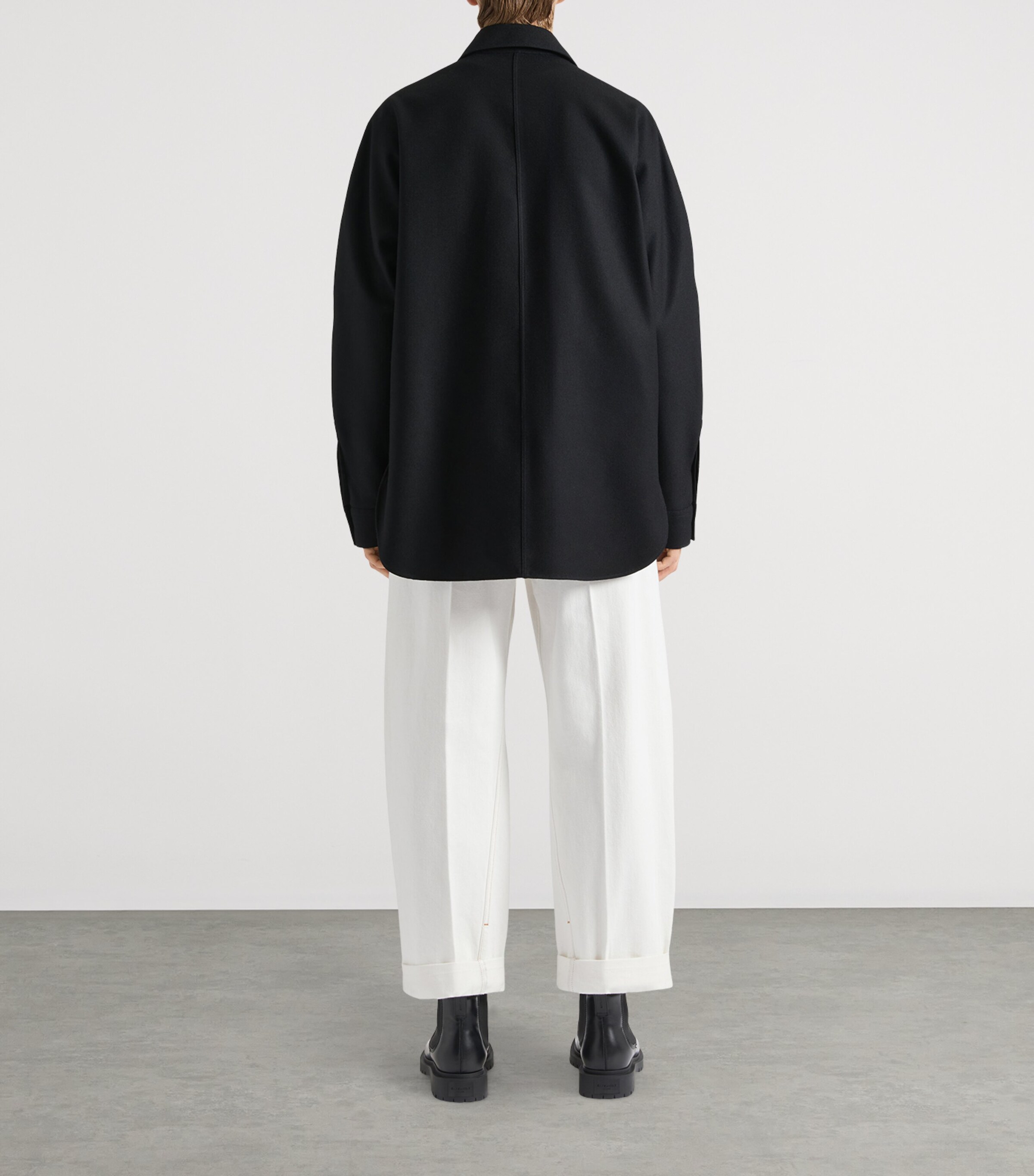 Cotton Shirt BLACK Image 3