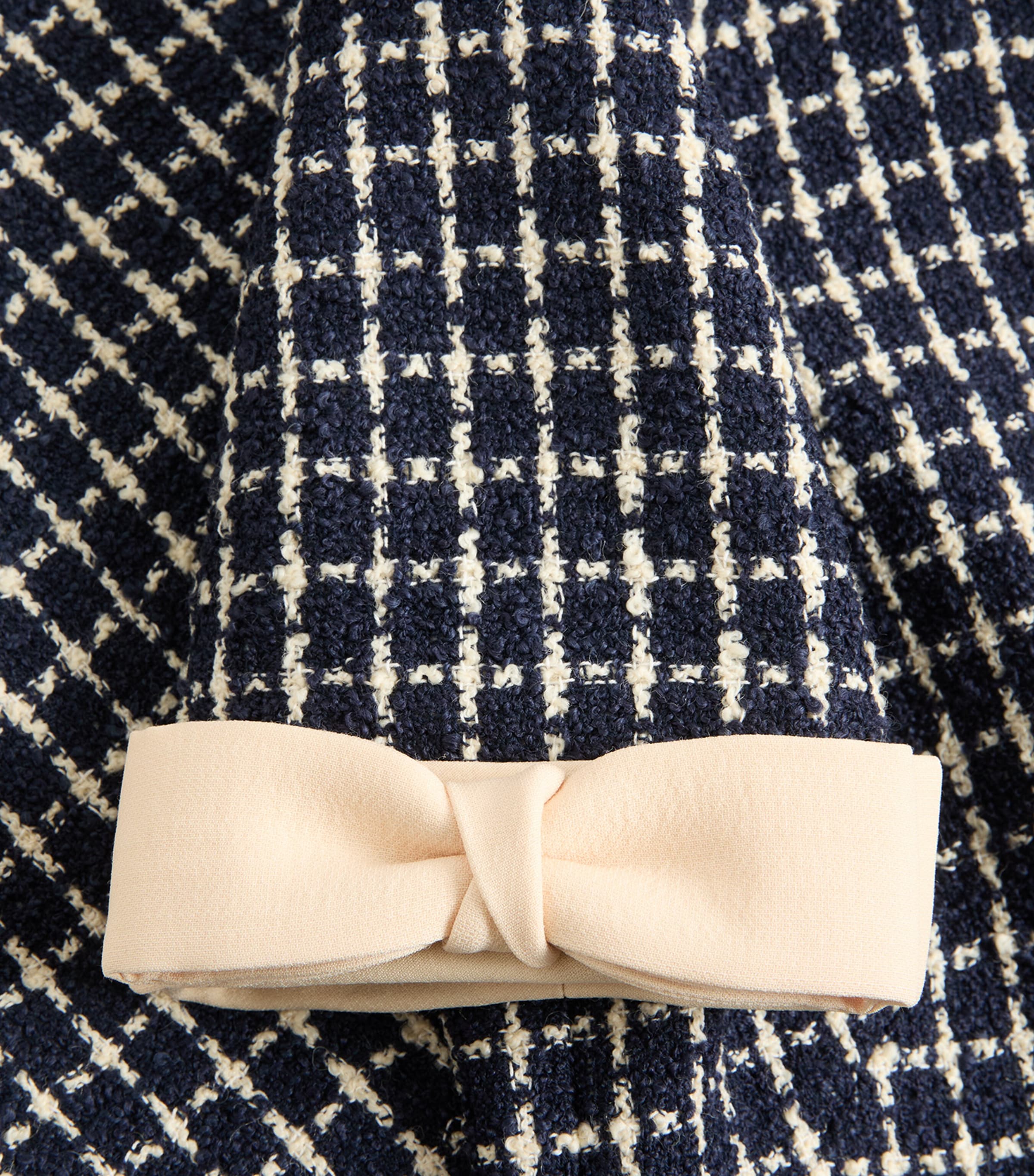 Bouclé Patterned Mini Dress 671 Image 7