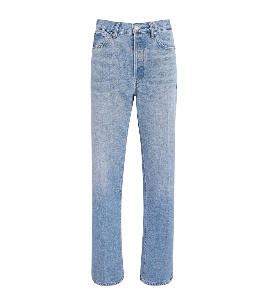 FRAME Womens The Vertical Straight Jeans Static Image 1