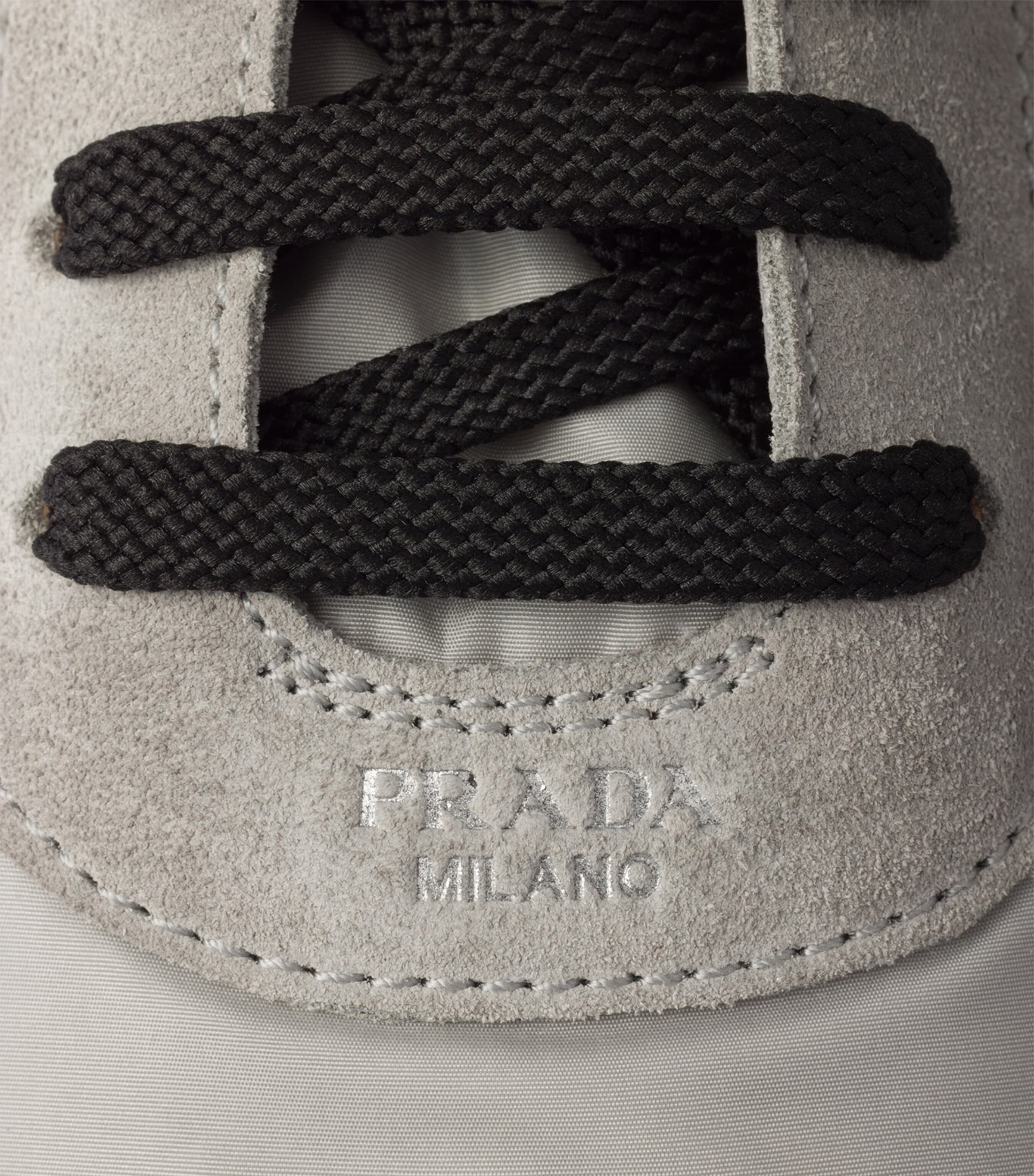 Re-Nylon and Suede Collapse Sneakers F0424 Image 5