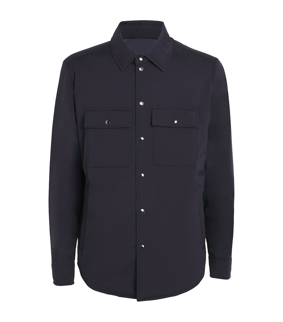 Water-Repellent Padded Olli Overshirt 464 NAVY Image 1