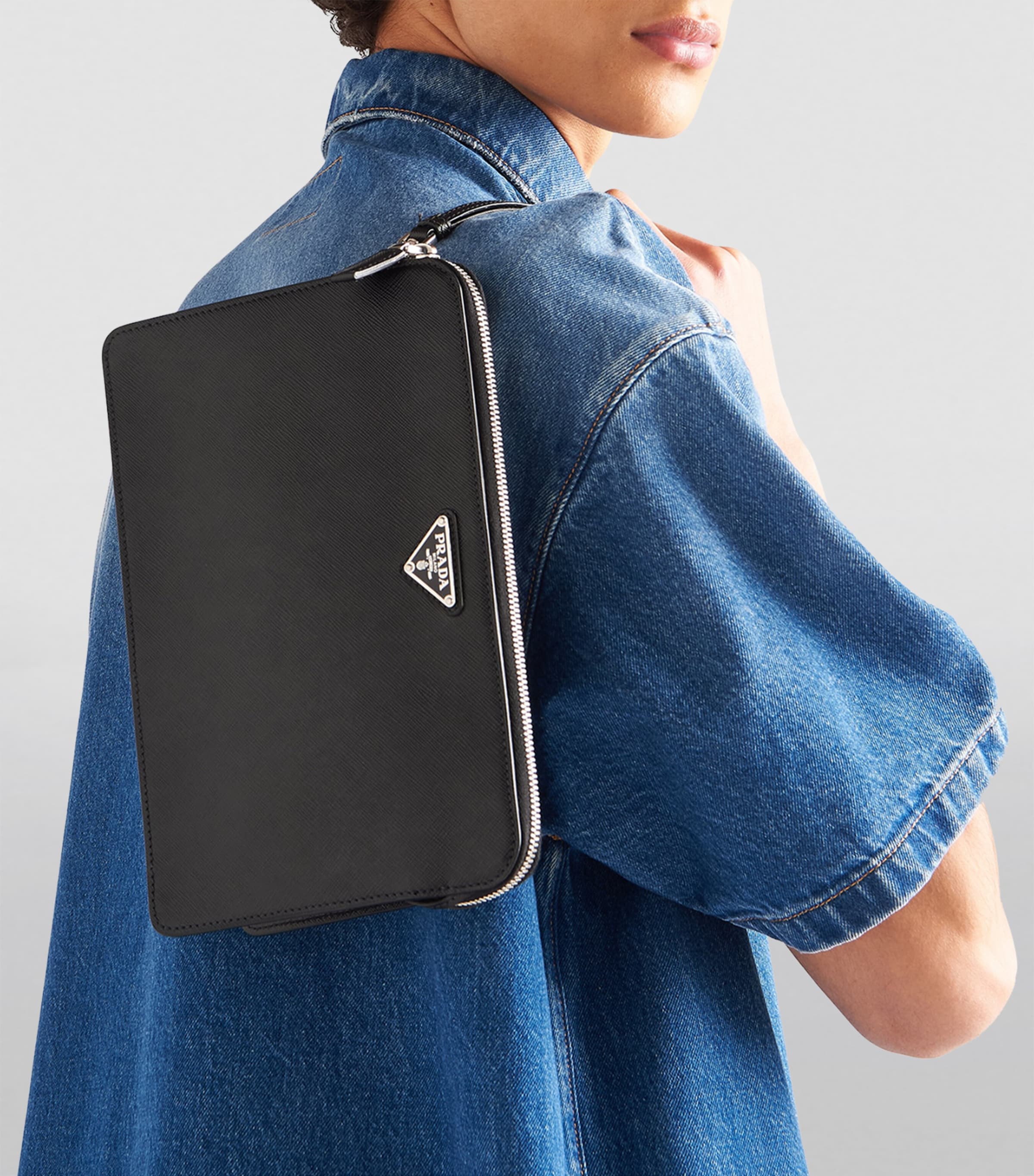 Saffiano Leather Pouch F0002 Image 6