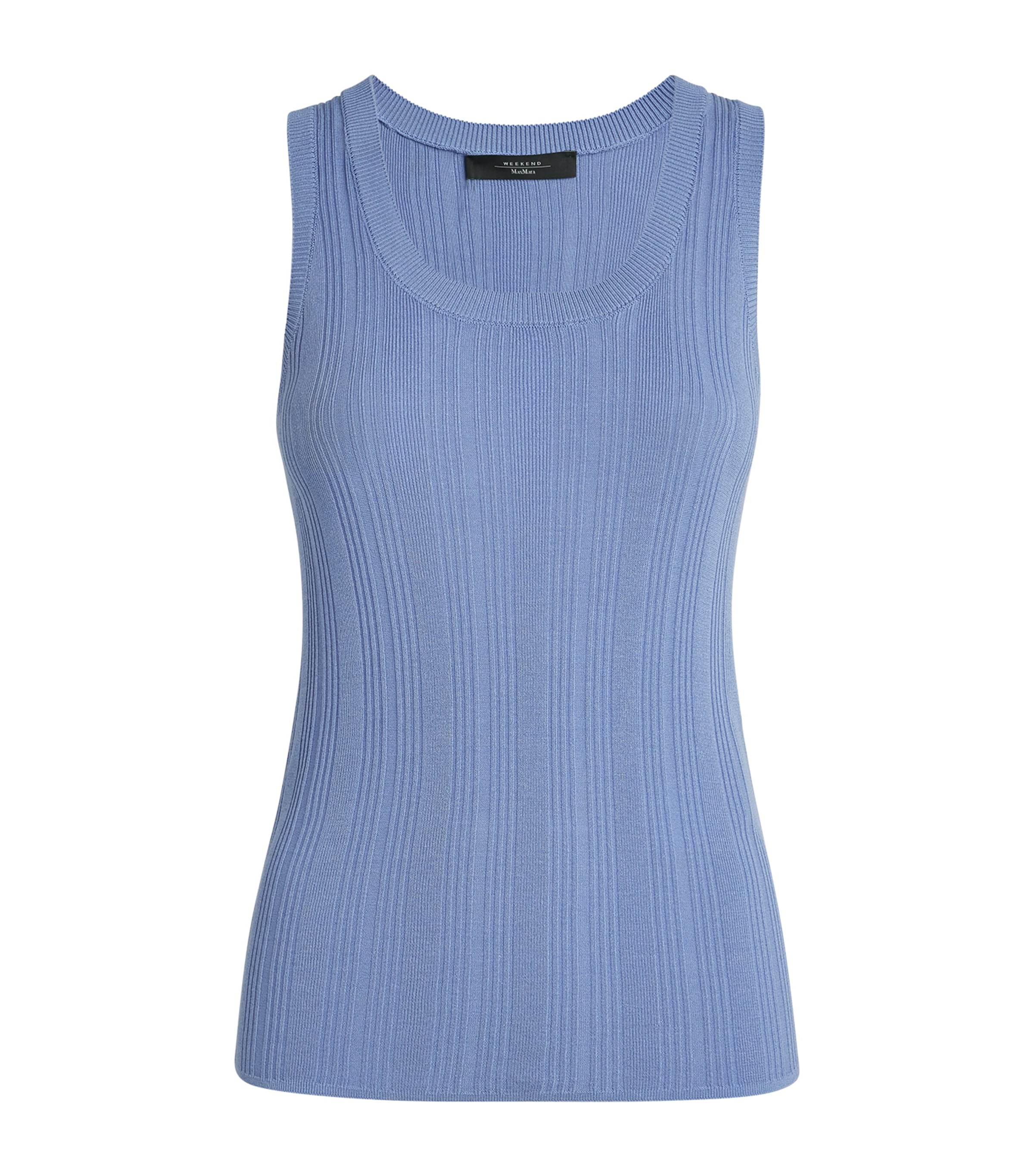 Ribbed Tank Top LIGHT BLUE Image 1