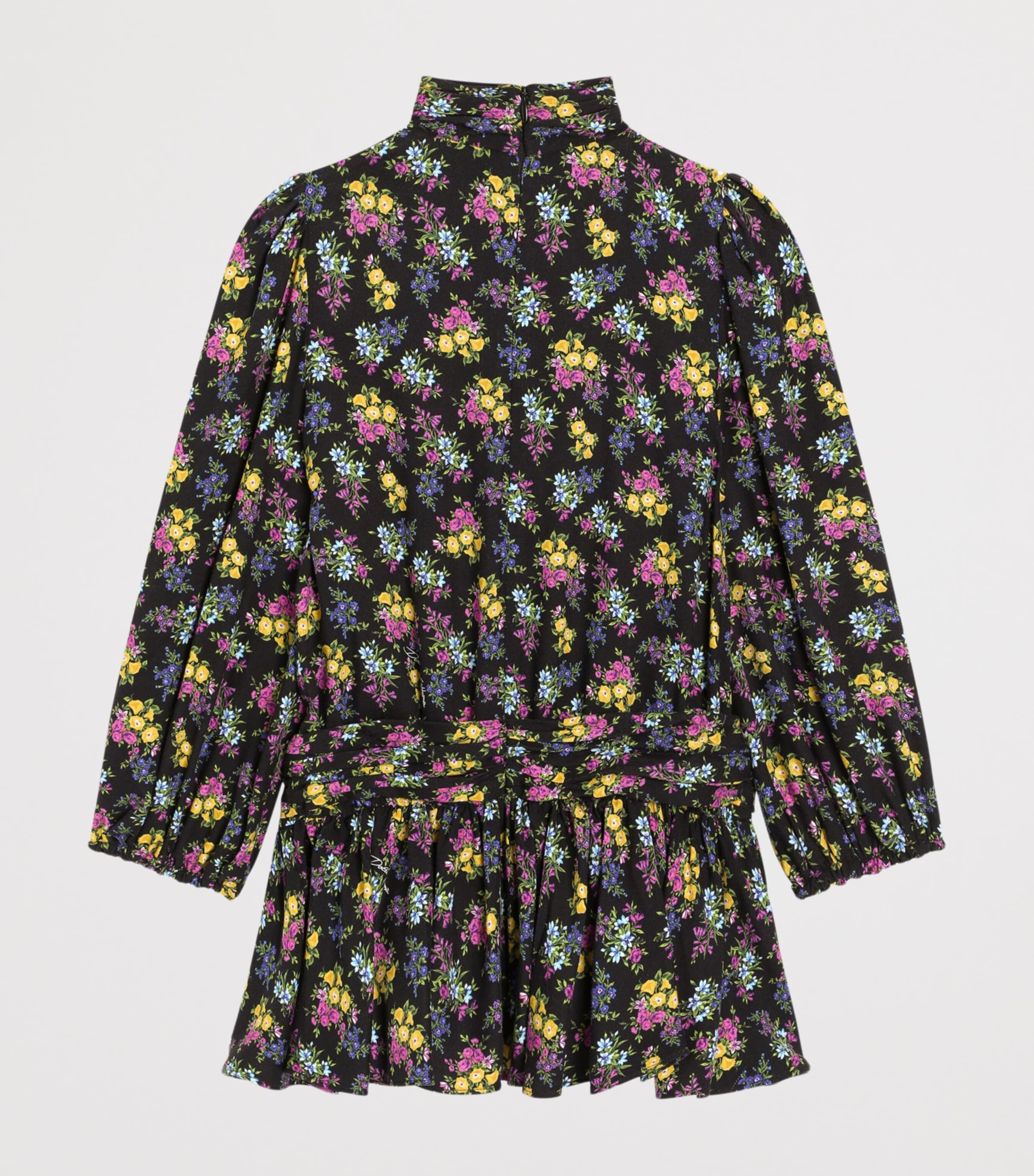 Dolce&Gabbana Kids Floral High-Neck Dress (8-12+ Years) Fiorellini F.n Image 2