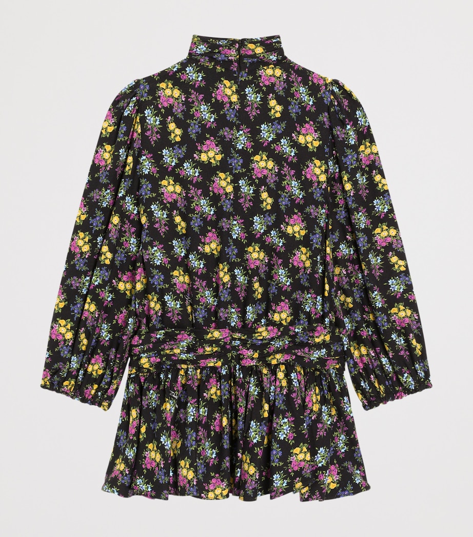 Dolce&Gabbana Kids Floral High-Neck Dress (8-12+ Years) Fiorellini F.n Image 2