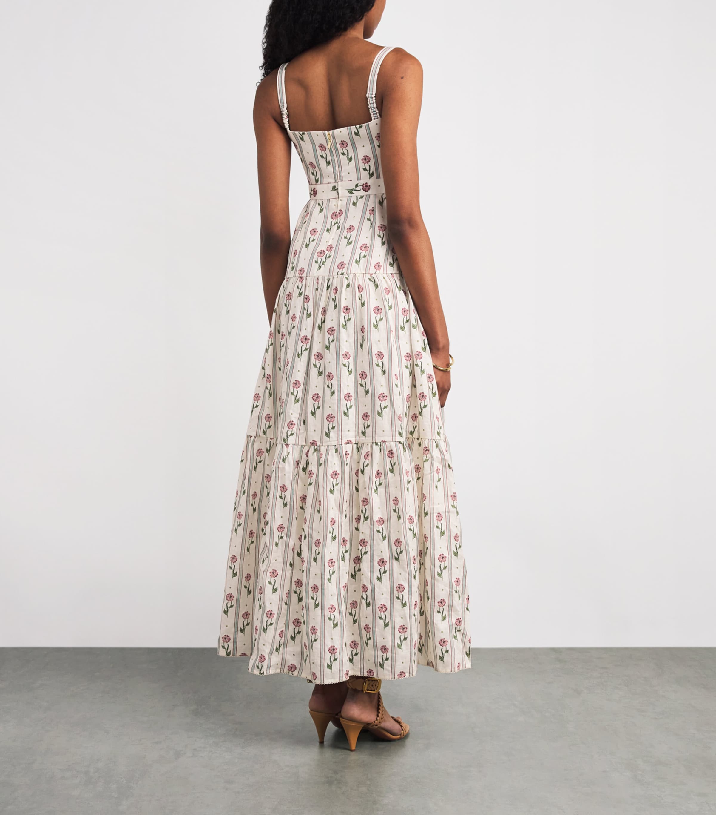 Linen Lima Maxi Dress MULTICOLOUR Image 3