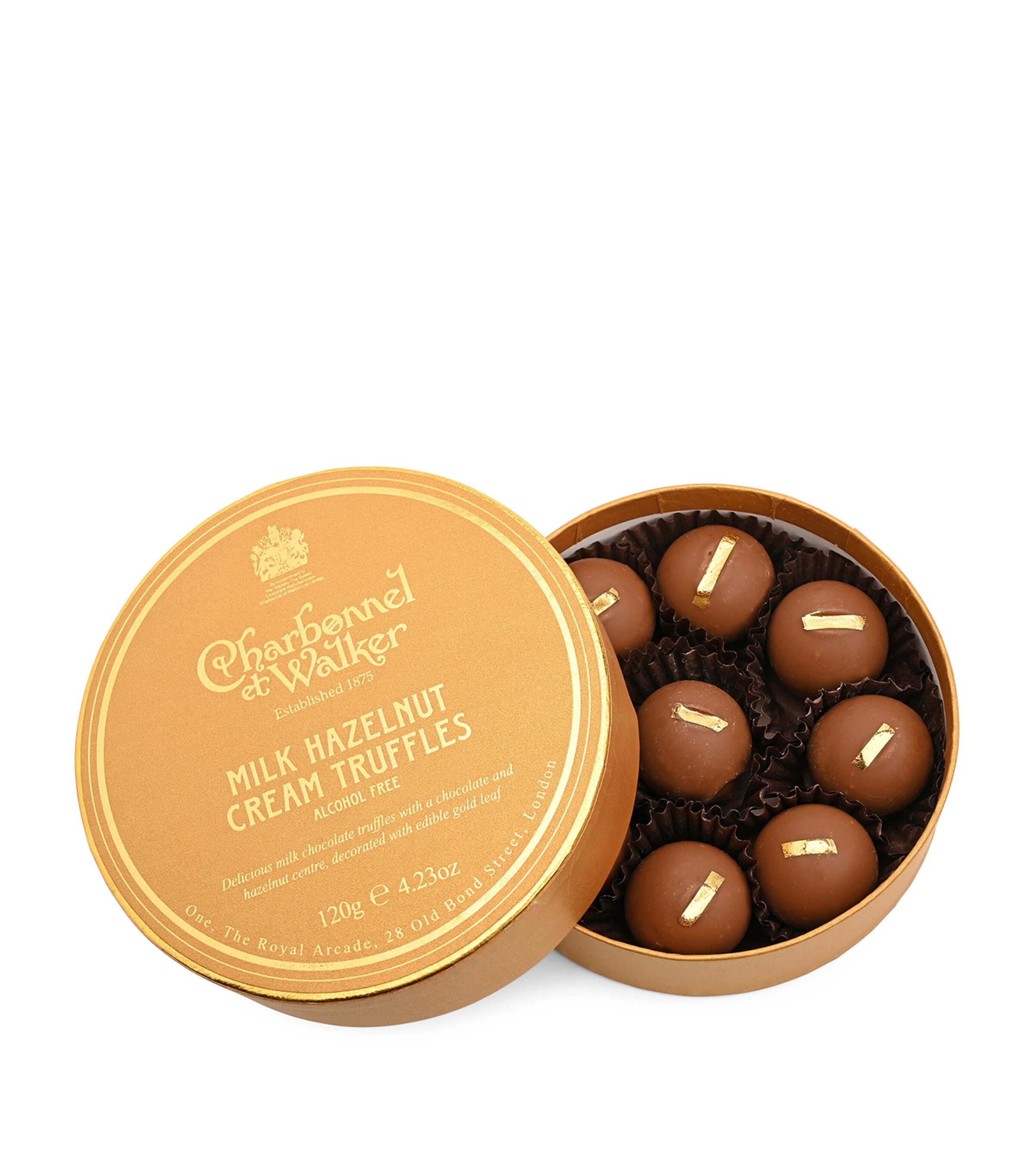 Charbonnel et Walker Milk Hazelnut Cream Truffles (120g) Image 1