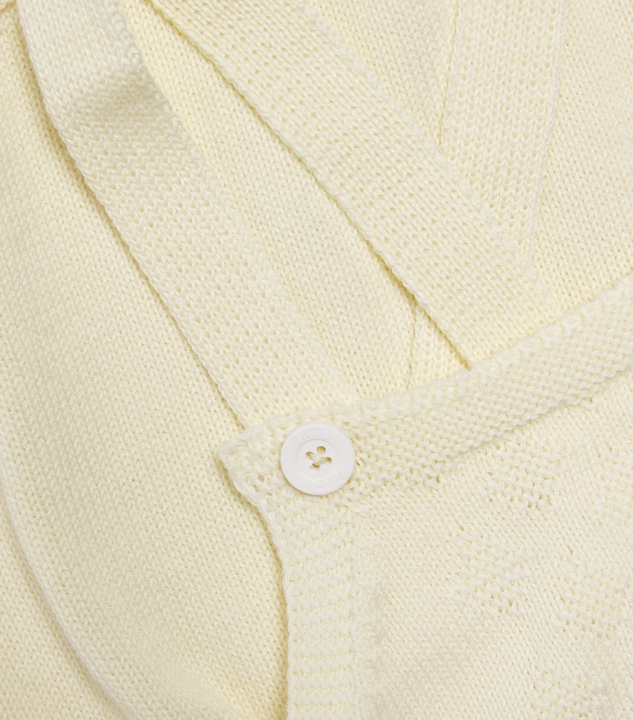 Cotton Regalo Knitted Bodysuit (1-6 Months) 05 H82 YELLOW Image 3