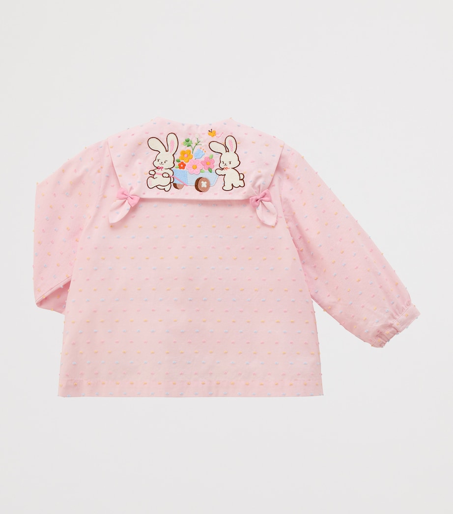 Miki House Cotton-Blend Collared Blouse (2-7 Years) Image 3