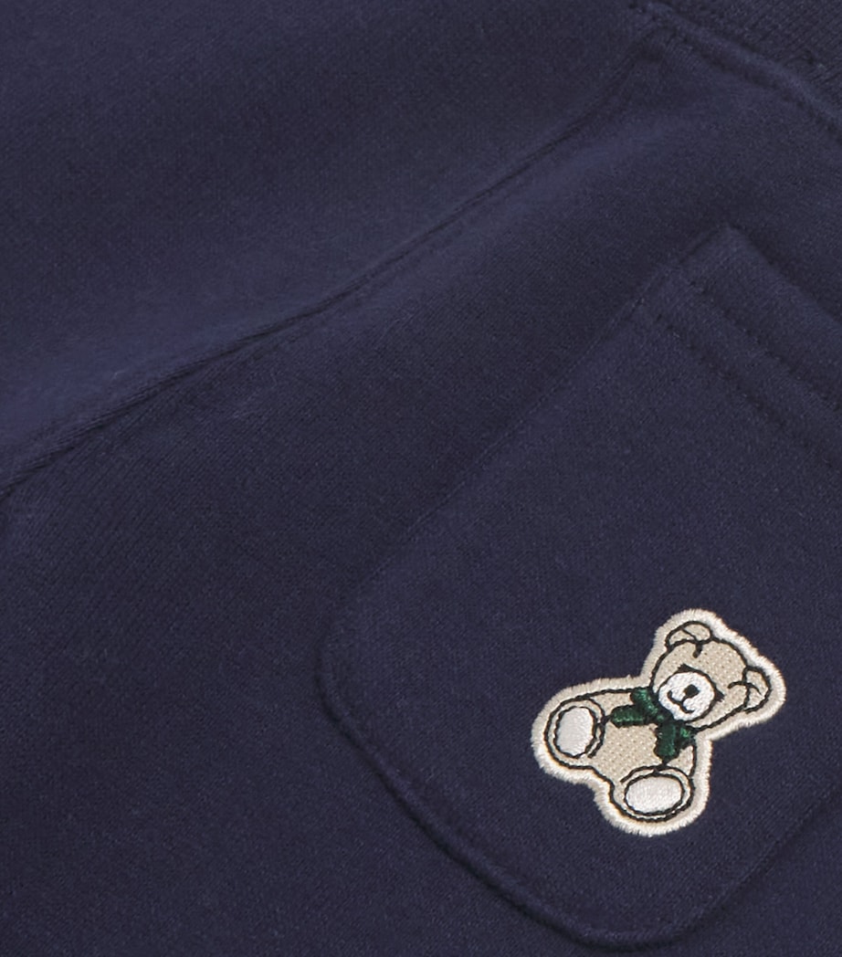 Cotton Sweatpants (0-18 Months) NAVY Image 4