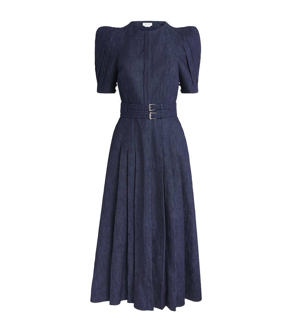 Gabriela Hearst Denim Patricia Maxi Dress Dnm Denim