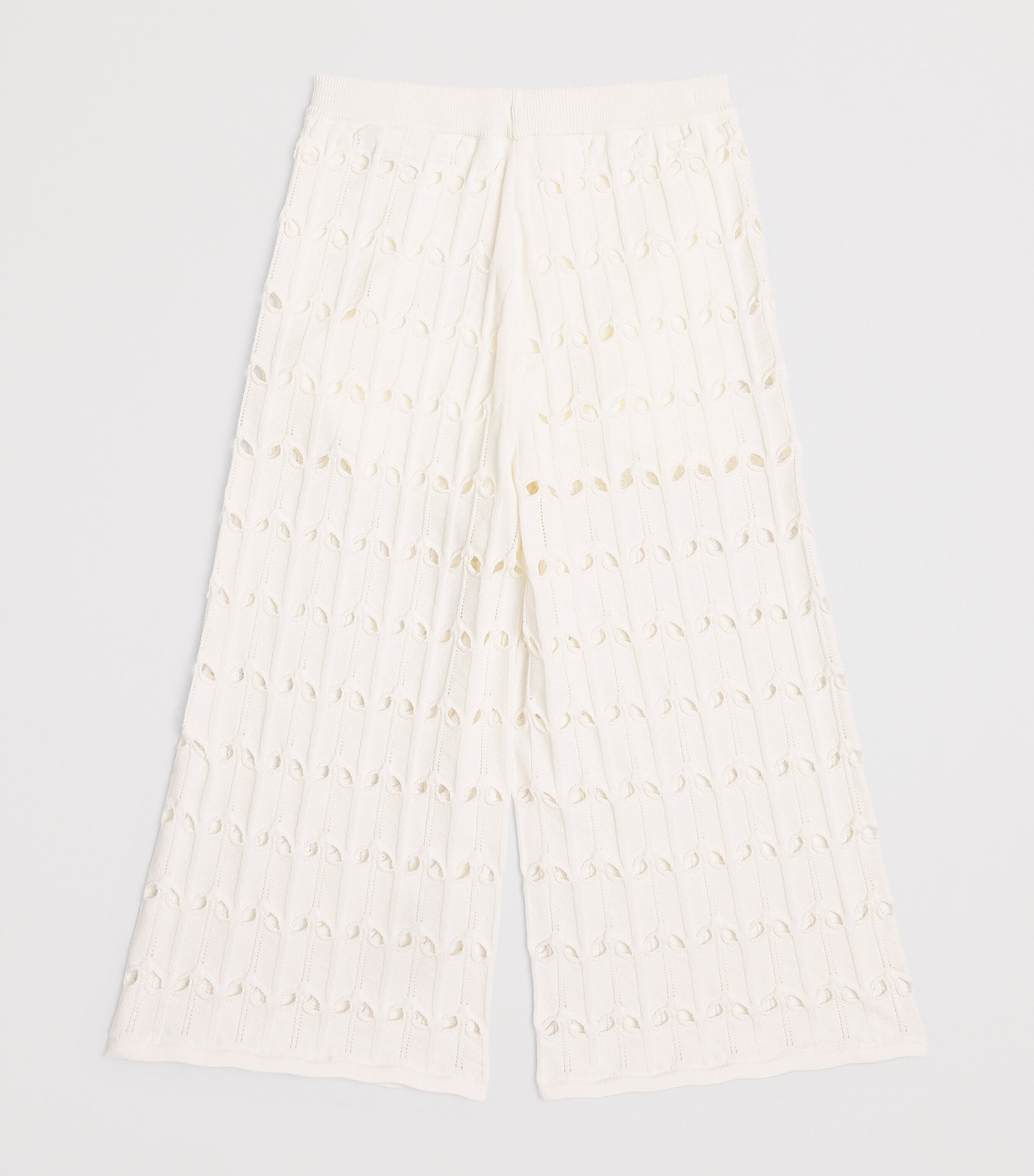 Wool-Cotton Knitted Trousers (1-12 Years) SNOWFLAKE Image 2