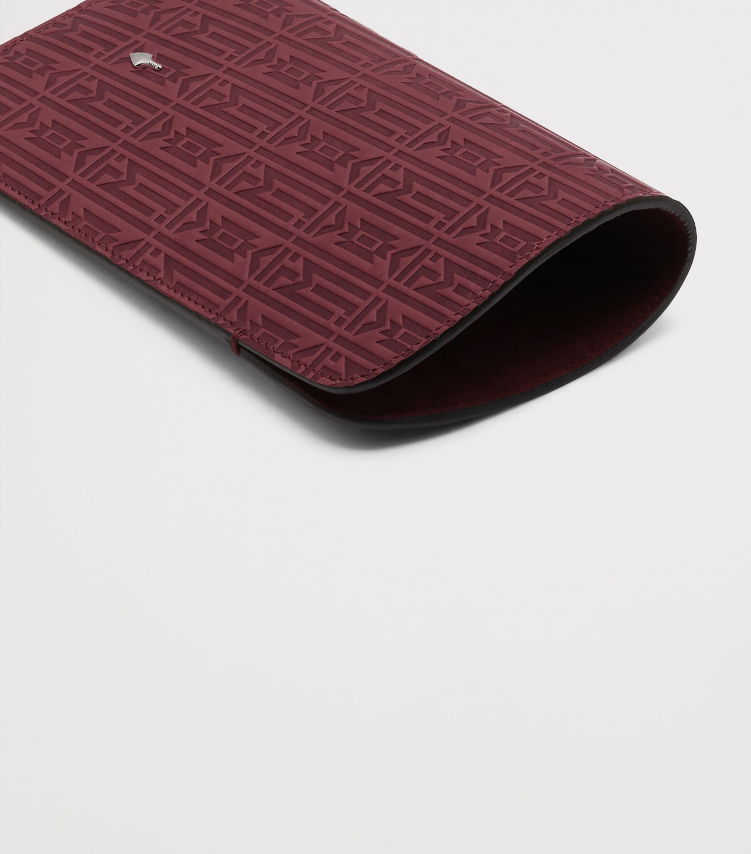 Jacques Marie Mage Leather Circa Sunglasses Slip Case Bordeaux Empire Image 5