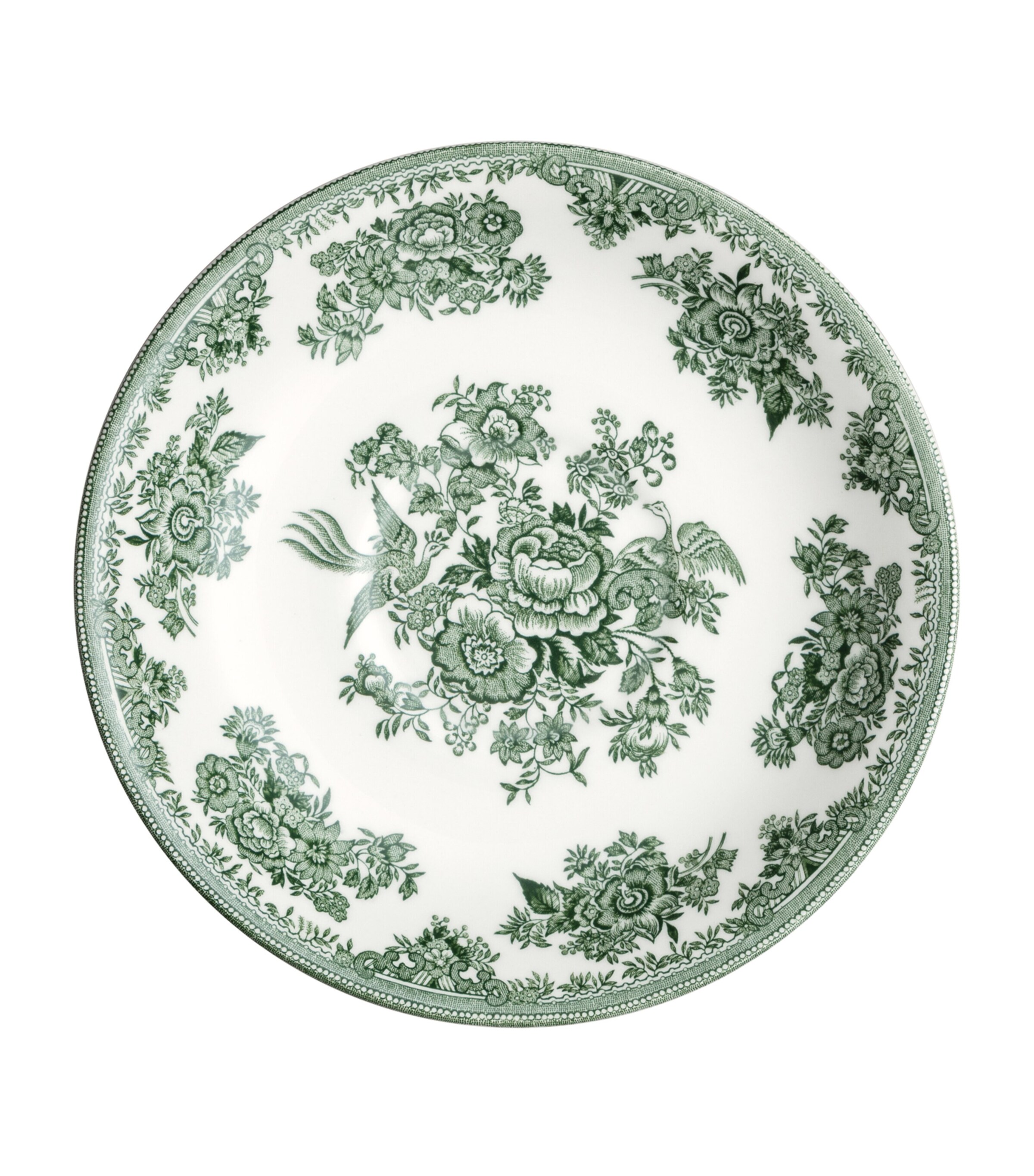 Asiatic Pheasants Breakfast Cup and Saucer DARK GREEN Image 3