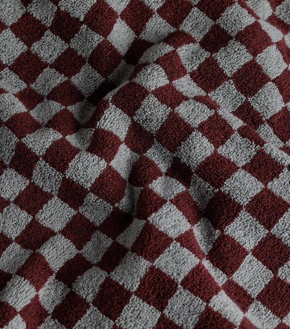 Organic Cotton Josephine Hand Towel (40cm x 70cm) CEMENT / RHUS Image 4