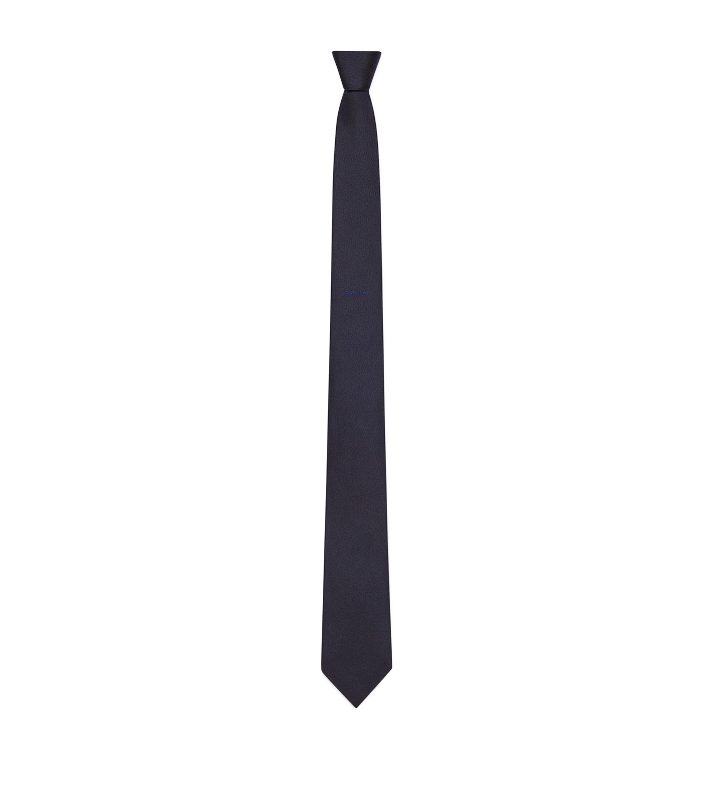 Silk Tie NAVY Image 1
