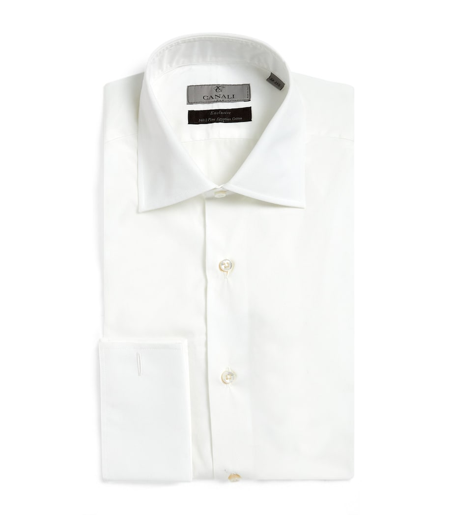 Egyptian Cotton Slim-Fit Shirt WHITE Image 1