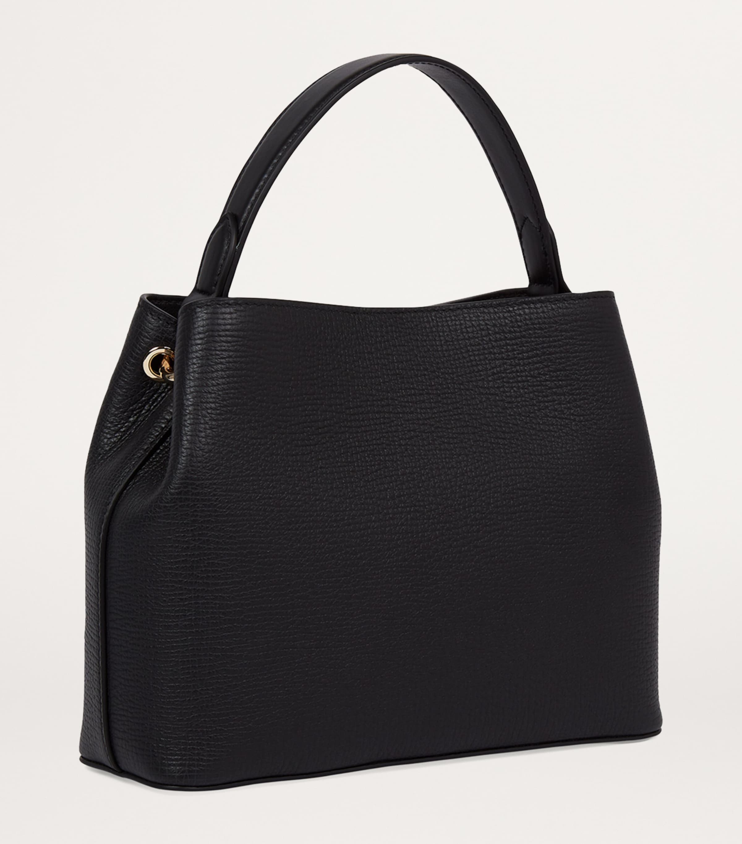 Ludlow Leather Day Top-Handle Bag BLACK Image 3