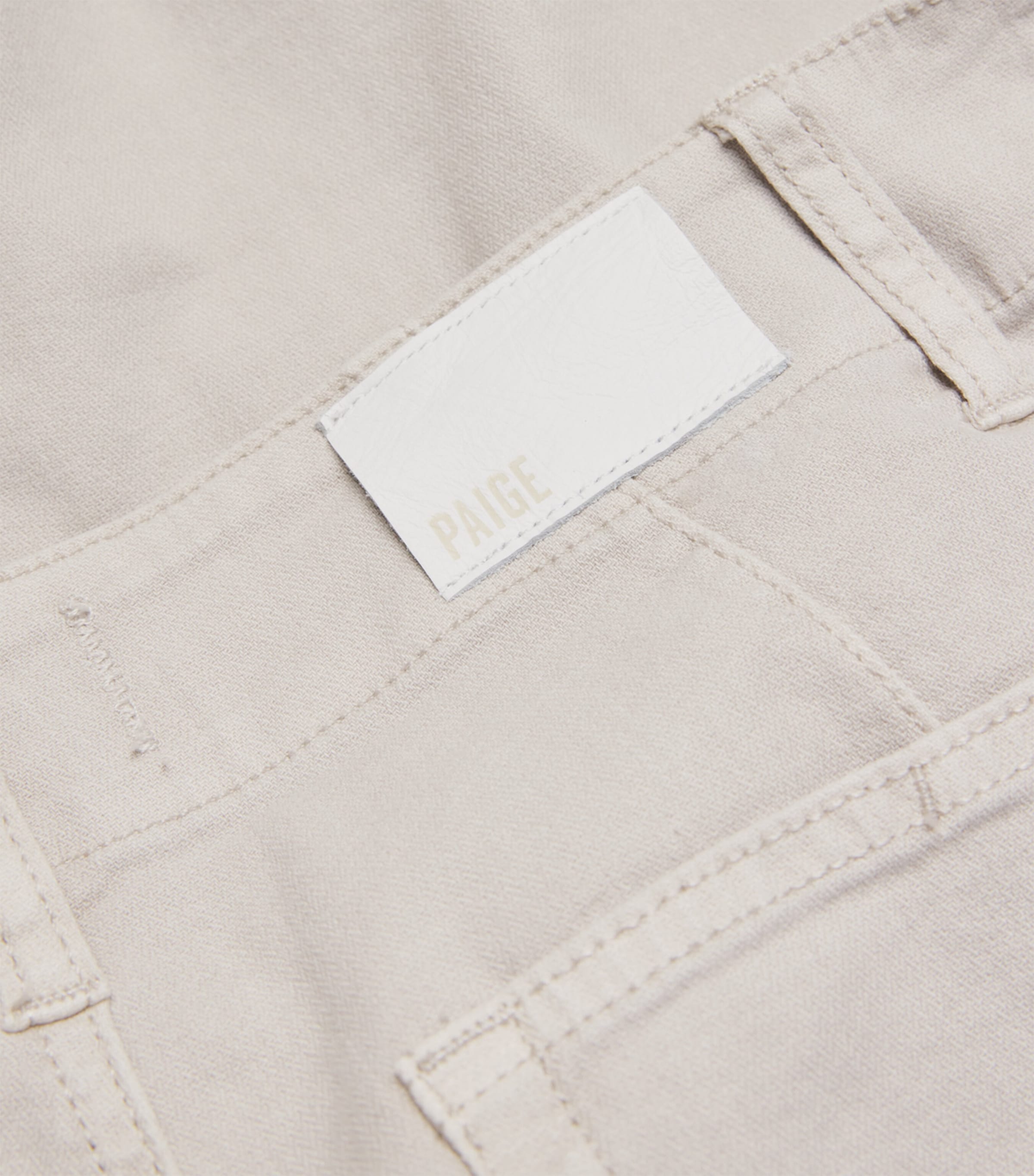 PAIGE Womens Arellia High-Rise Barrel-Leg Jeans Vintage Pumice Stone Image 5