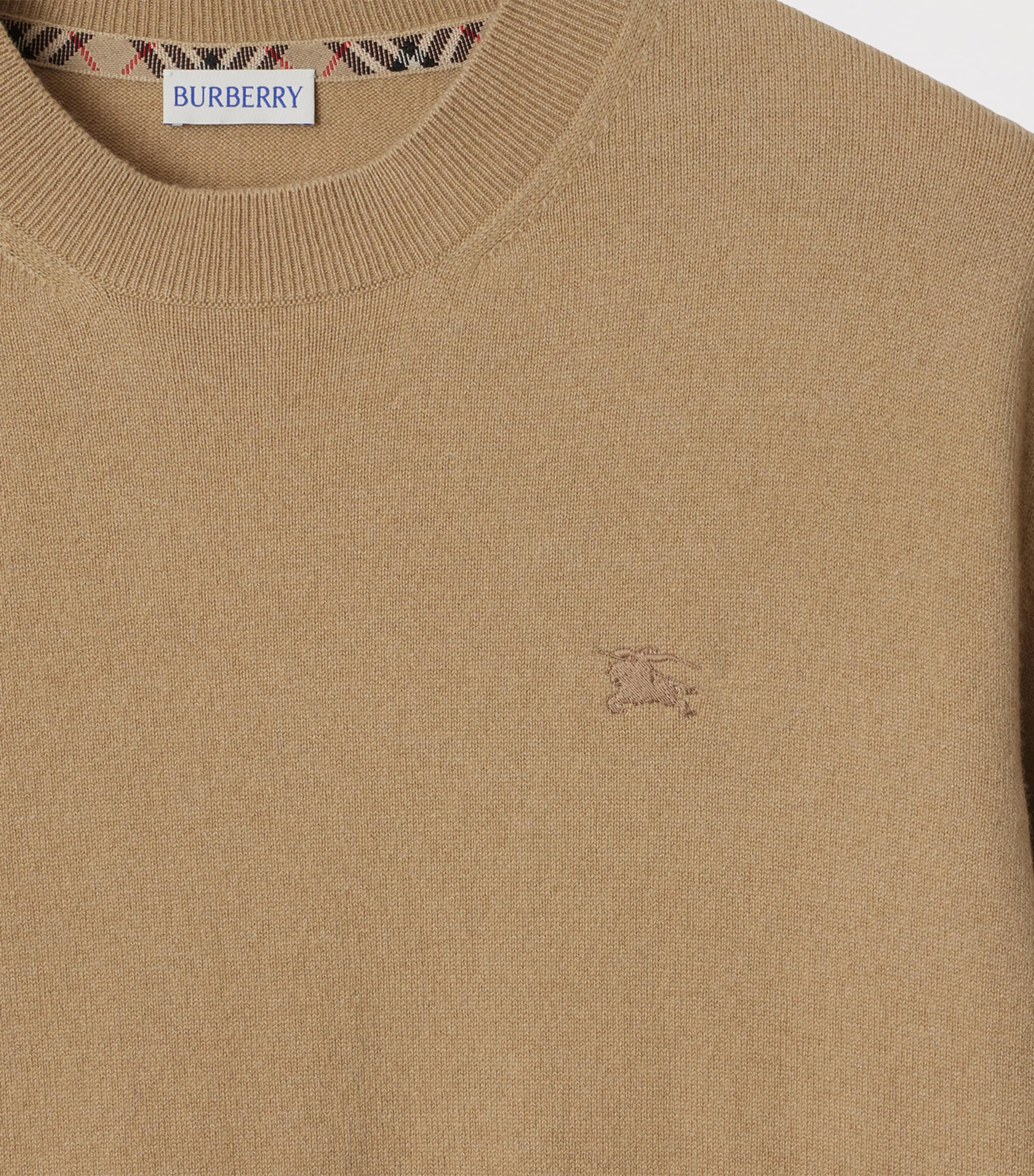 Cashmere-Blend EKD Slim Sweater FLAX Image 5