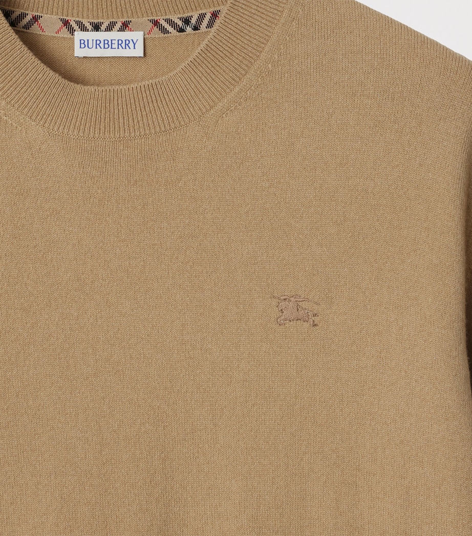 Cashmere-Blend EKD Slim Sweater FLAX Image 5
