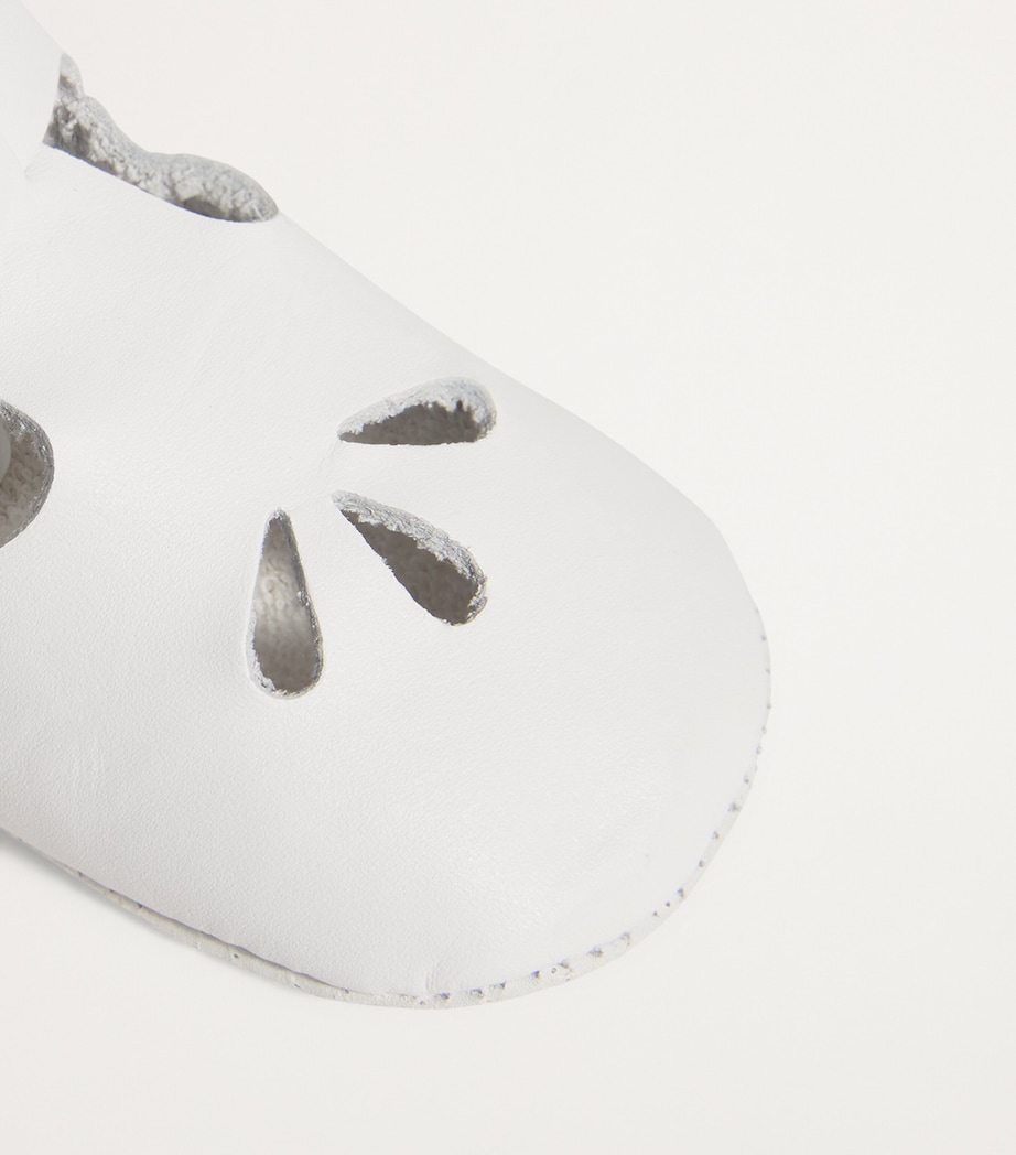Buckled Leather Shoes BLANC Image 6