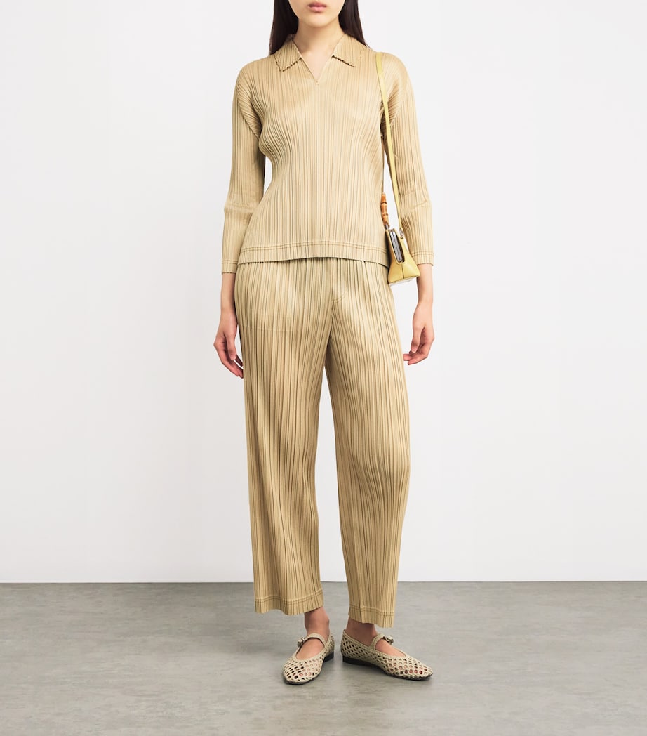 Pleated Cotton Denim Shirt 41 Image 2