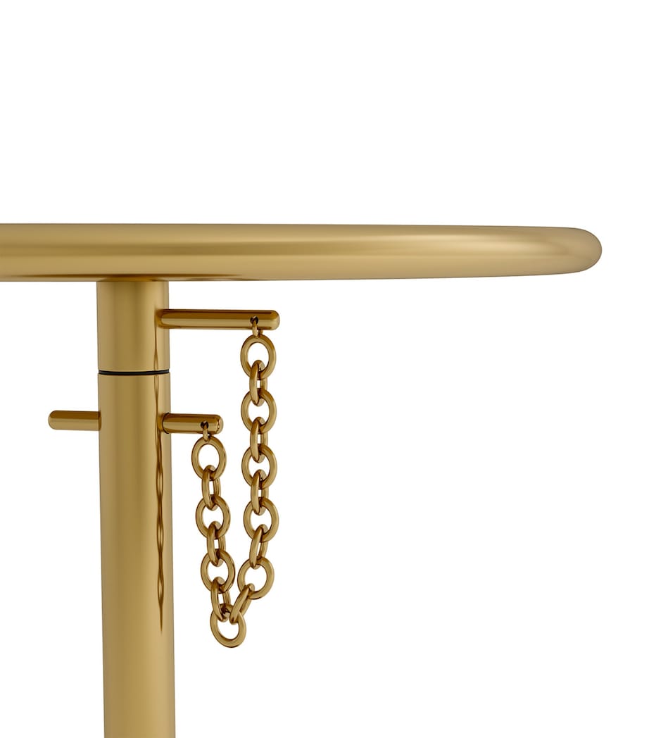 Marte Adjustable Side Table LIGHT GOLD Image 3