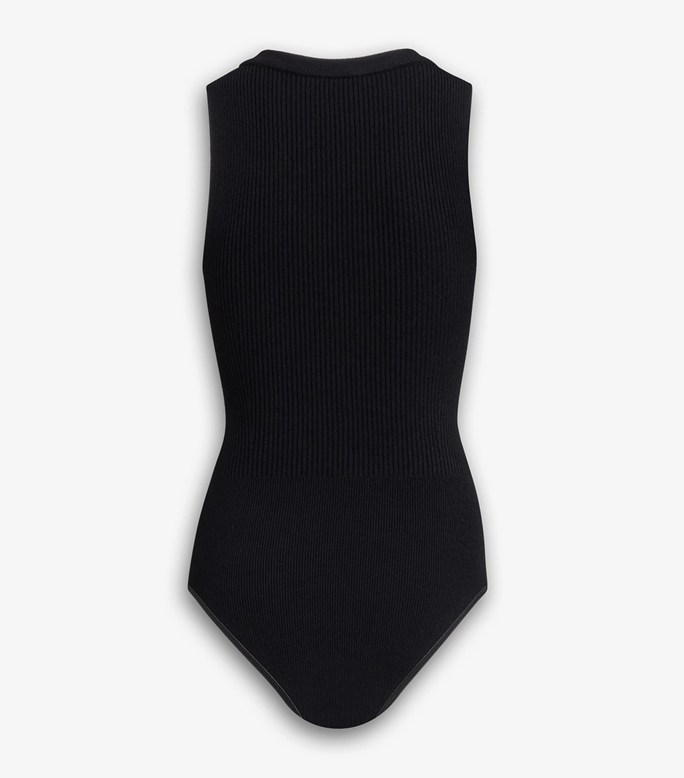 Scoop-Neck Tank Bodysuit NOIR ALAIA Image 2