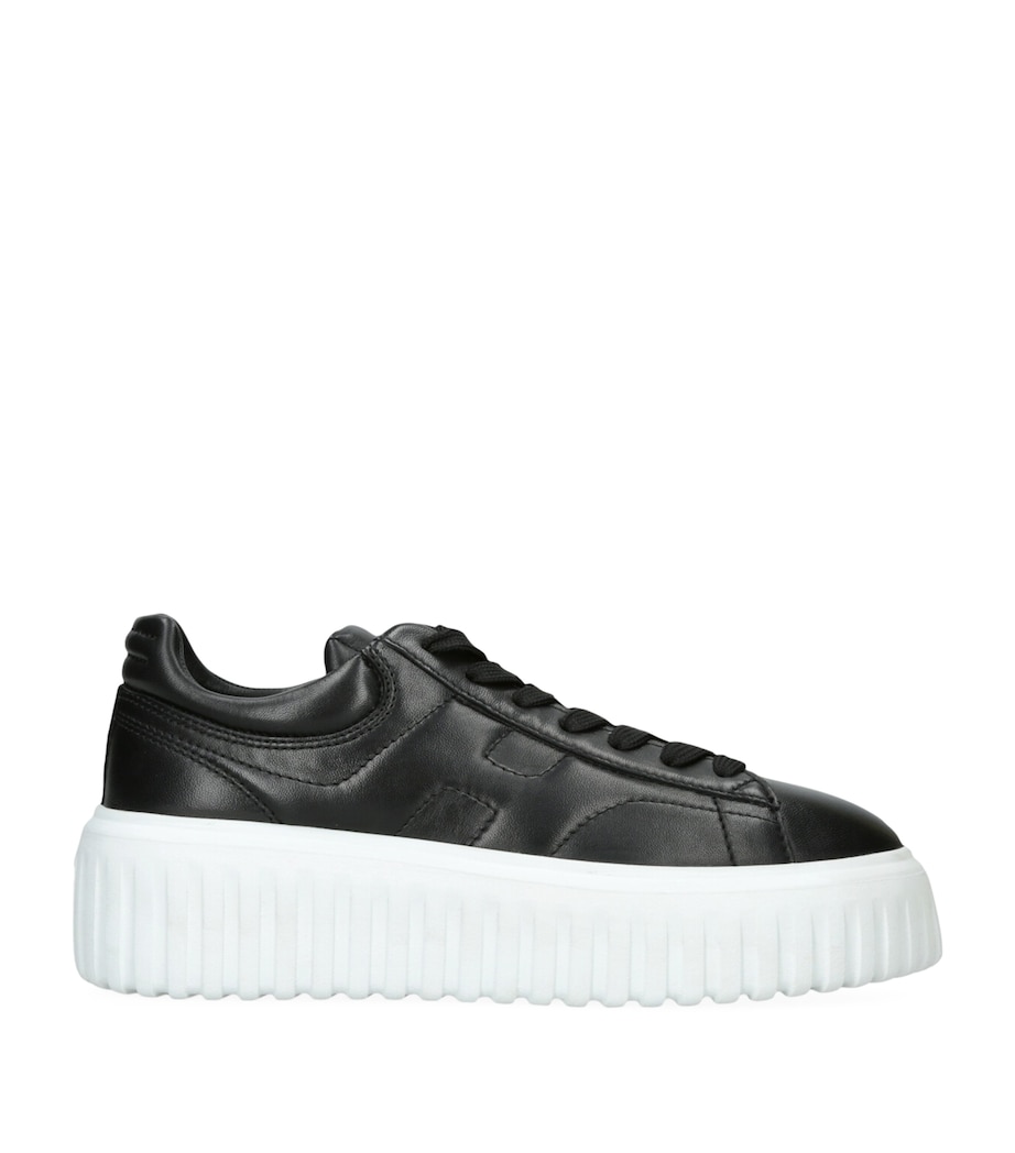 Leather Allaciato Sneakers BLK/OTHER Image 1