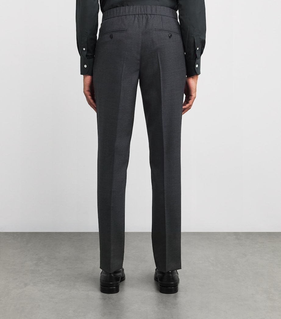 Wool Melbourne Slim Trousers 1100 Image 4