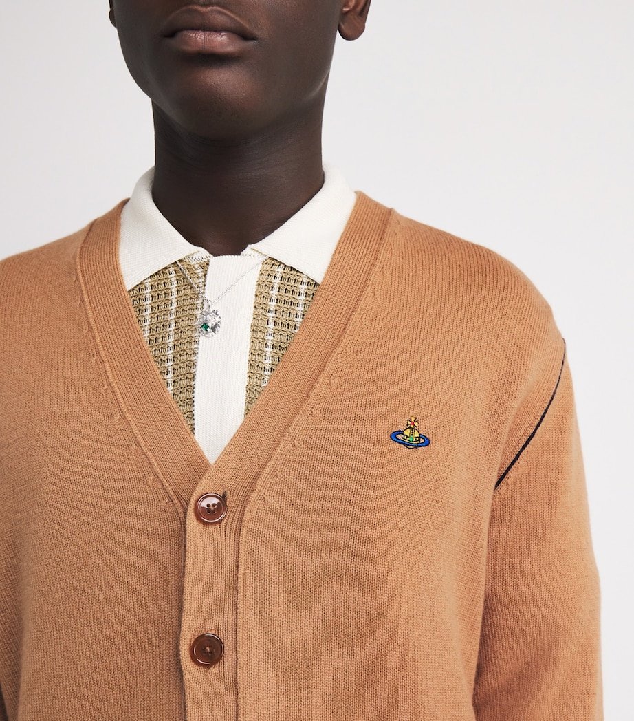 Wool-Cashmere Alex Cardigan C407 CAMEL Image 6