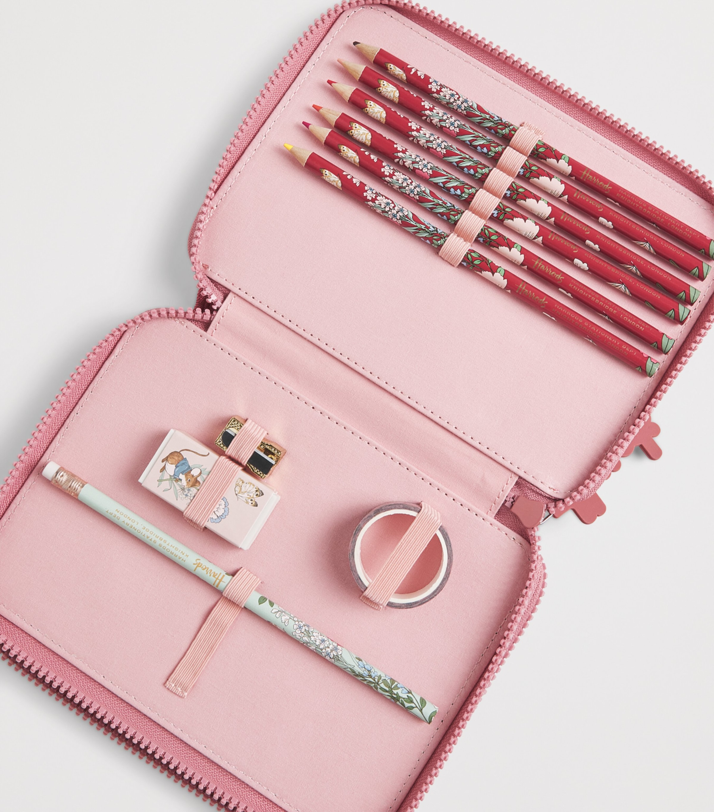 Harrods Woodland Fairy Pencil Case Pink Image 3