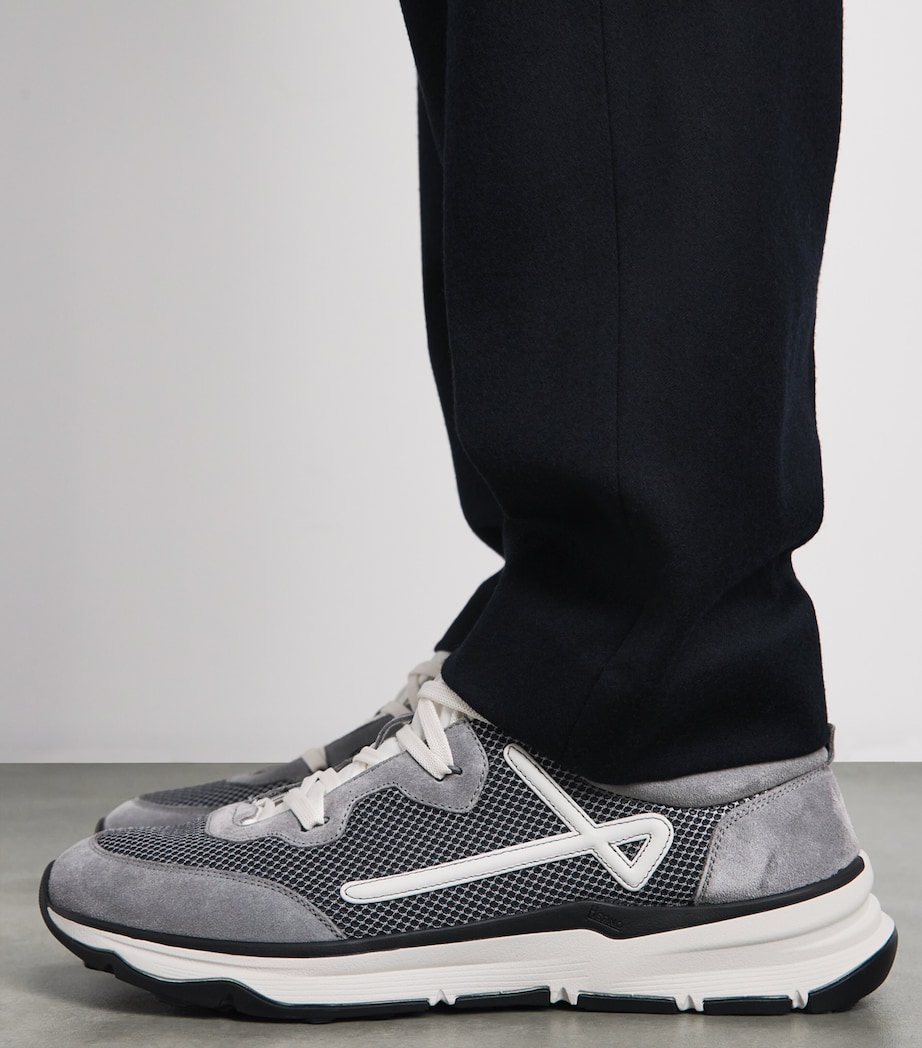 Herno Mesh Maggiore Sneakers Grigio Image 2