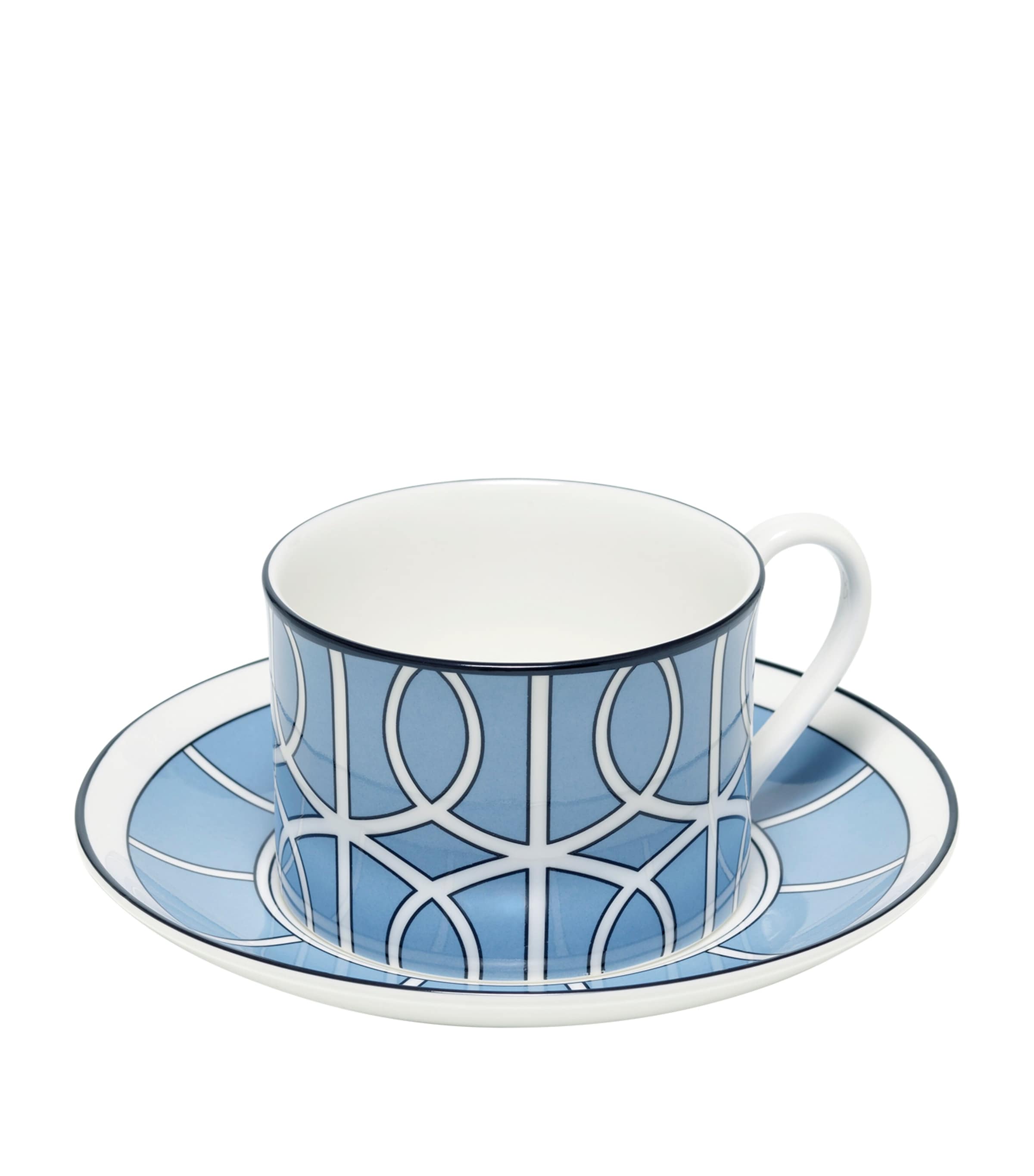 O.W.London Loop Teacup And Saucer | Dining | Tableware | Tea Cups & Saucers | Designers | O.W. London