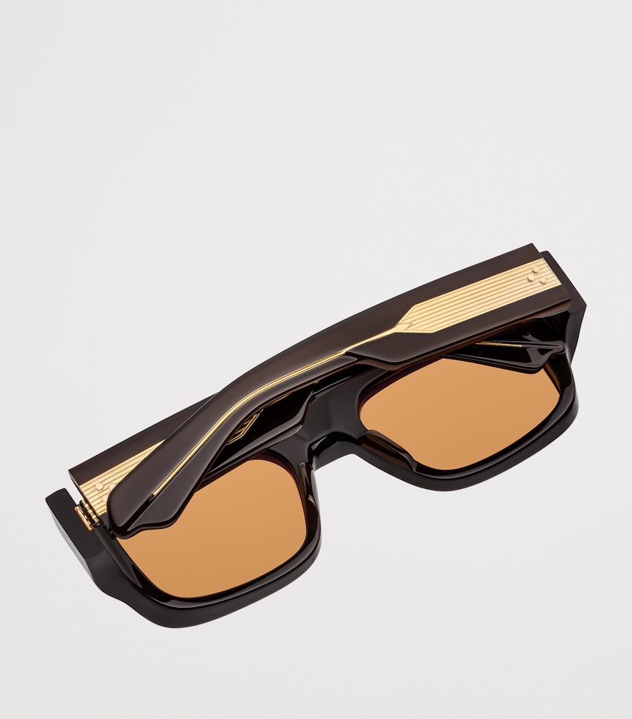 Jacques Marie Mage Acetate Donat Sunglasses Orange Image 4