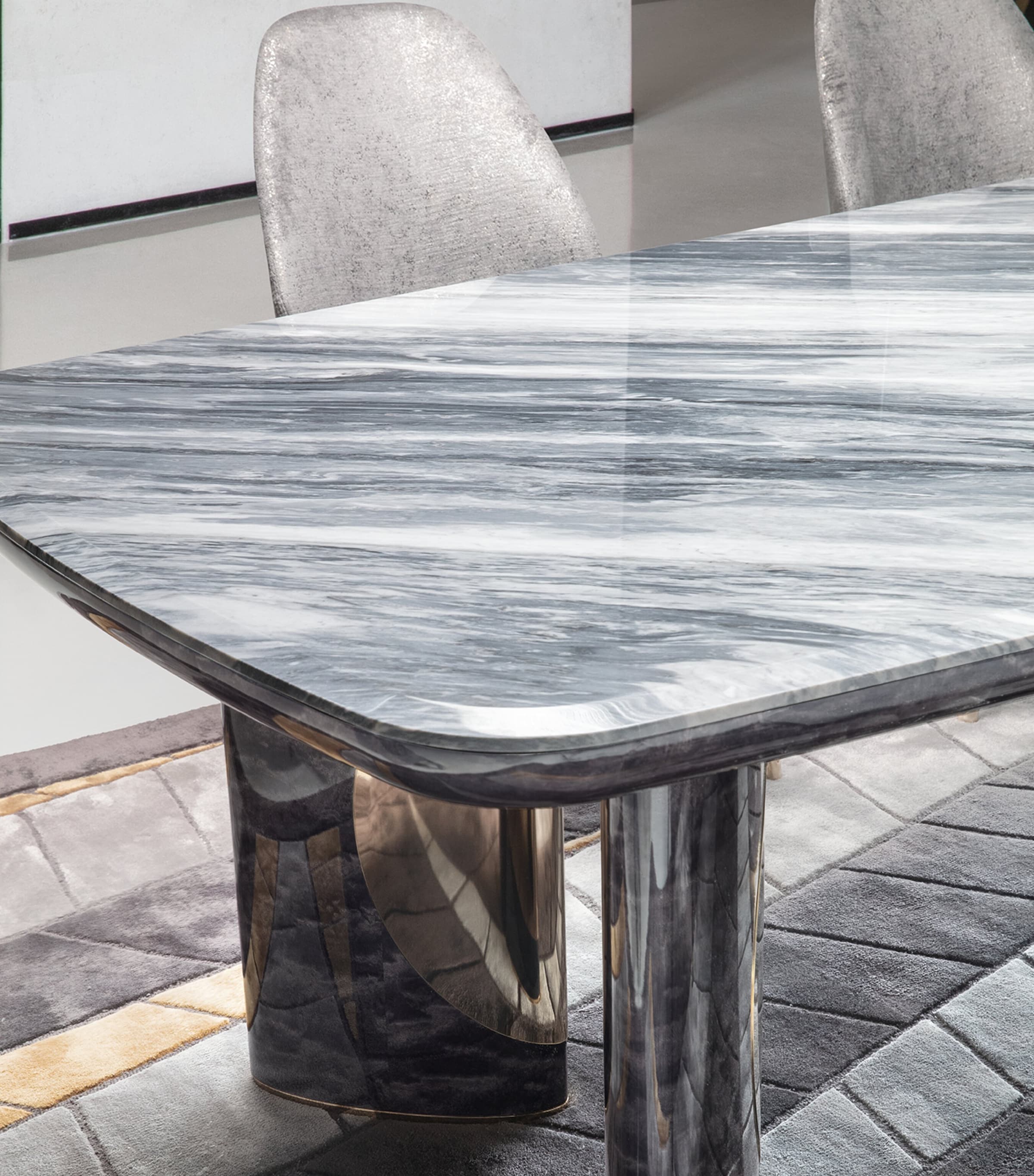 Charisma Dining Table GREY Image 4