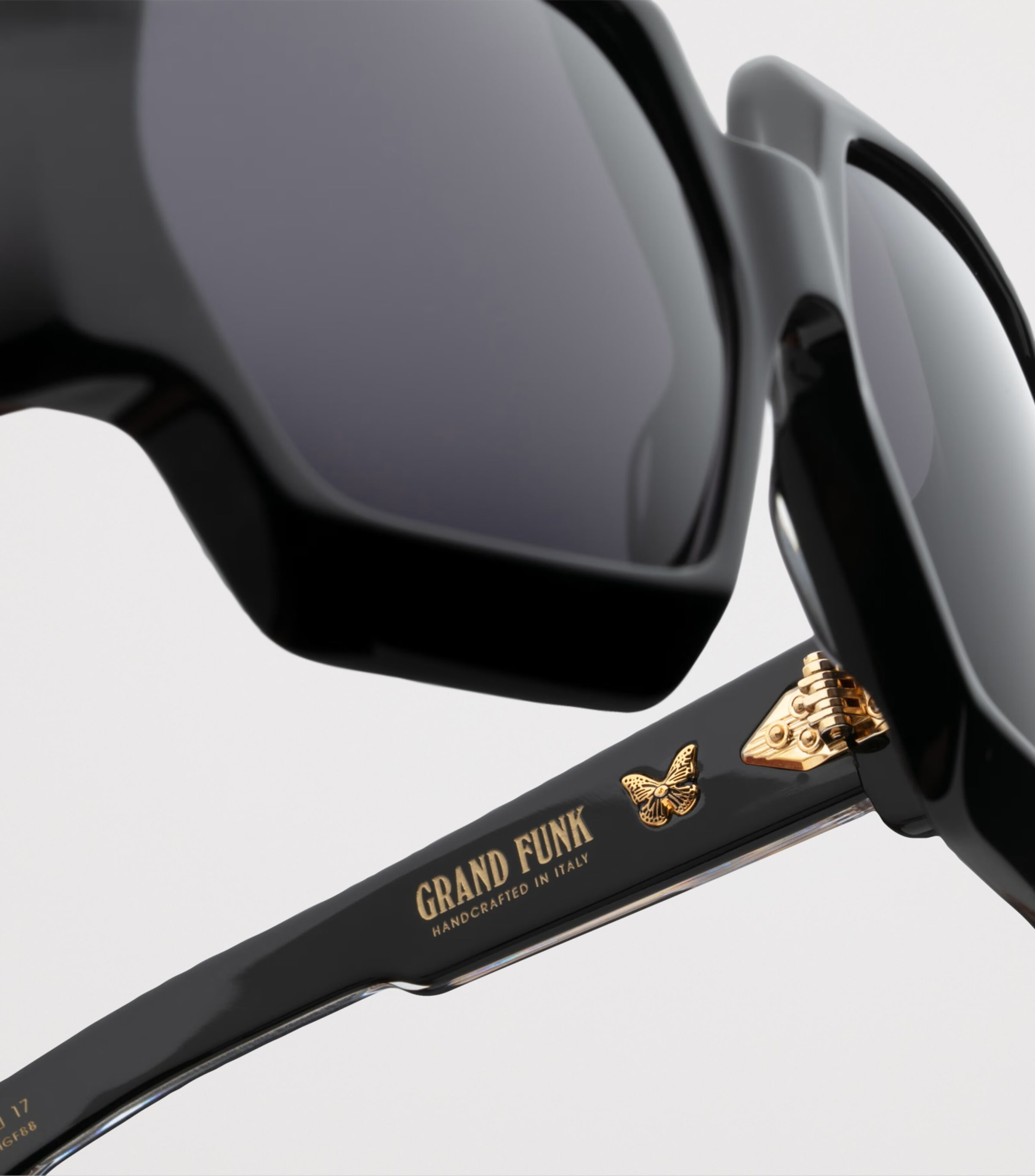 Jacques Marie Mage Grand Funk Hexagonal Sunglasses Black Image 5