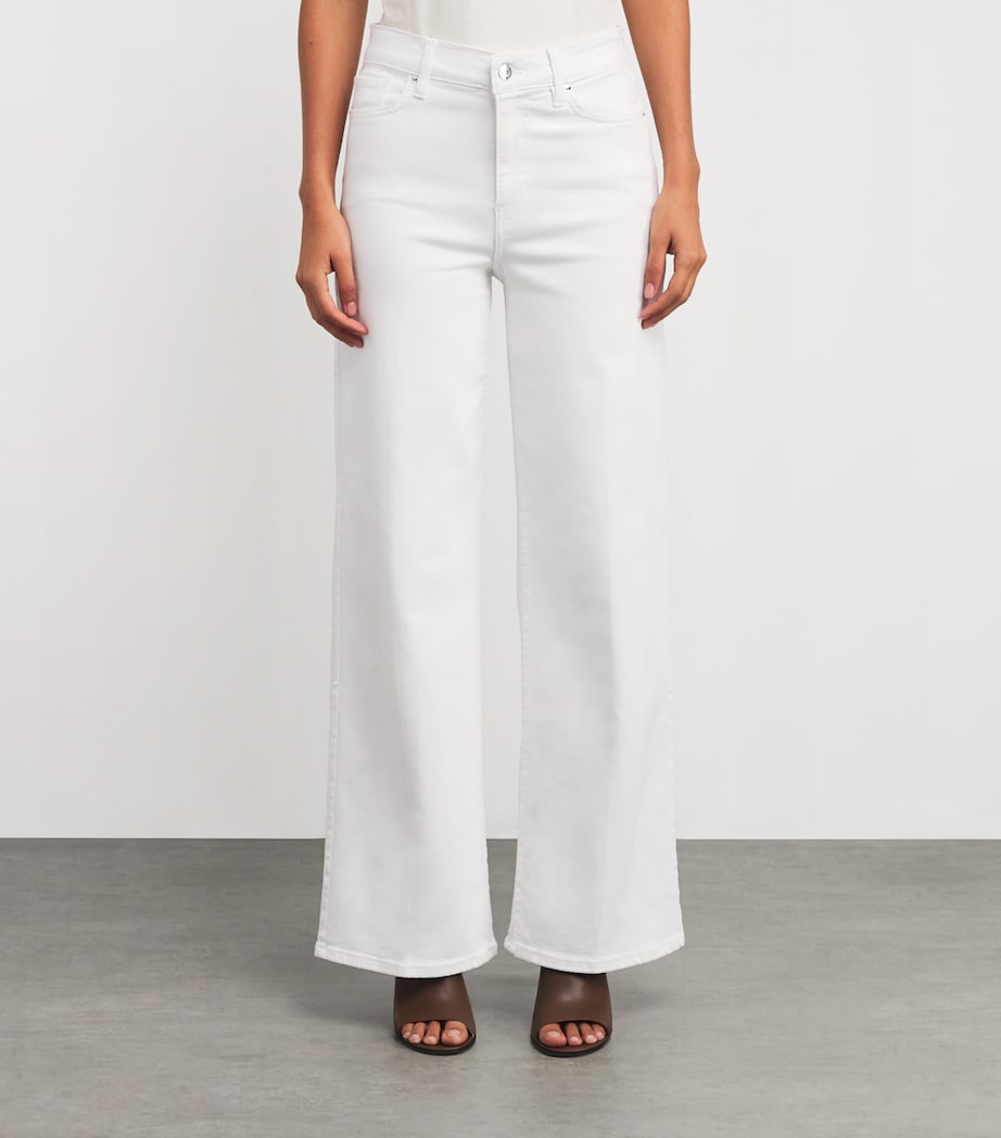 The Icon Flared Jeans WHITE Image 3